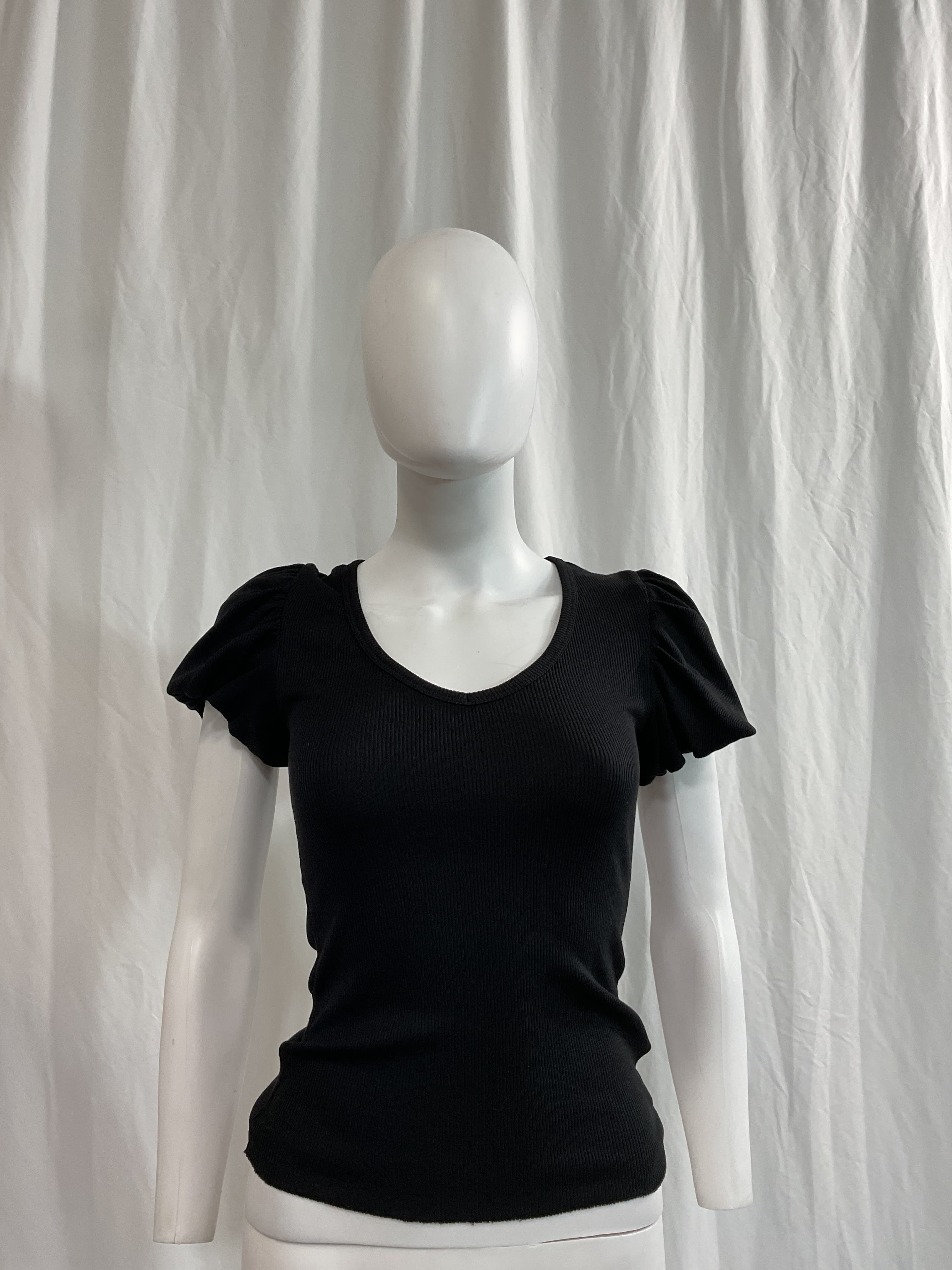 Nico Puff Sleeve V Neck - Image 2