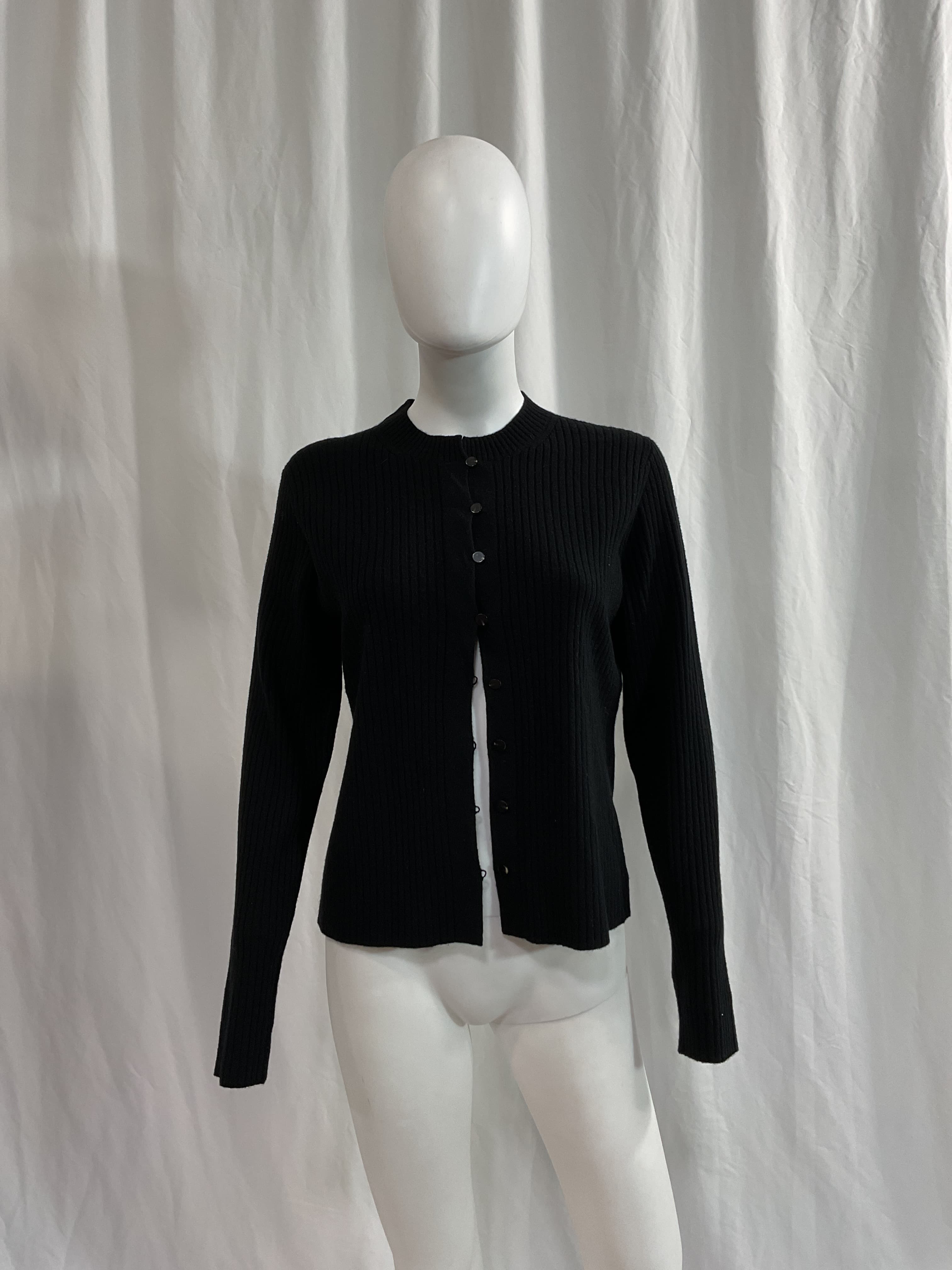 Ribbed Button-Front Cardigan - Image 2