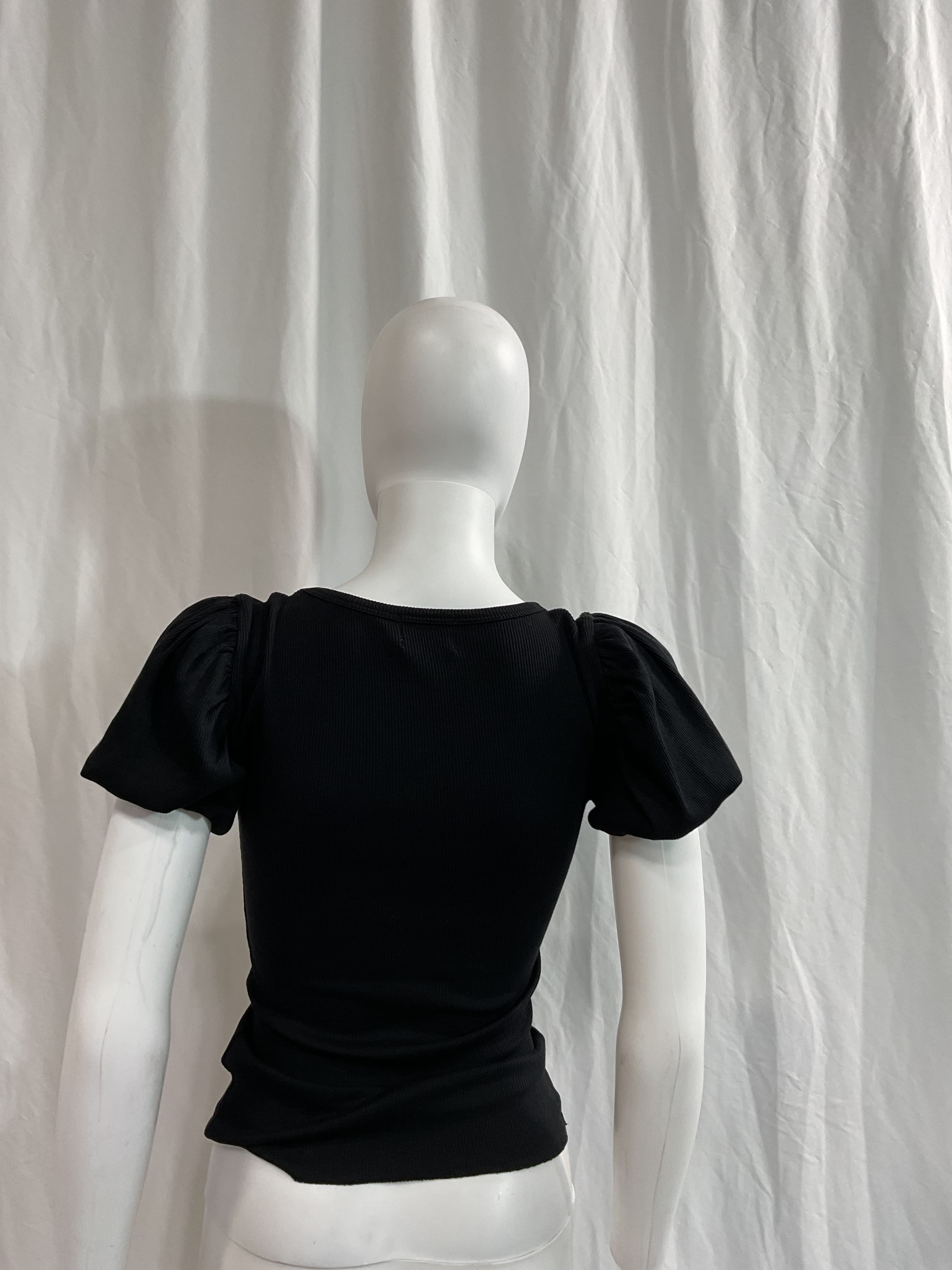 Nico Puff Sleeve V Neck - Image 3