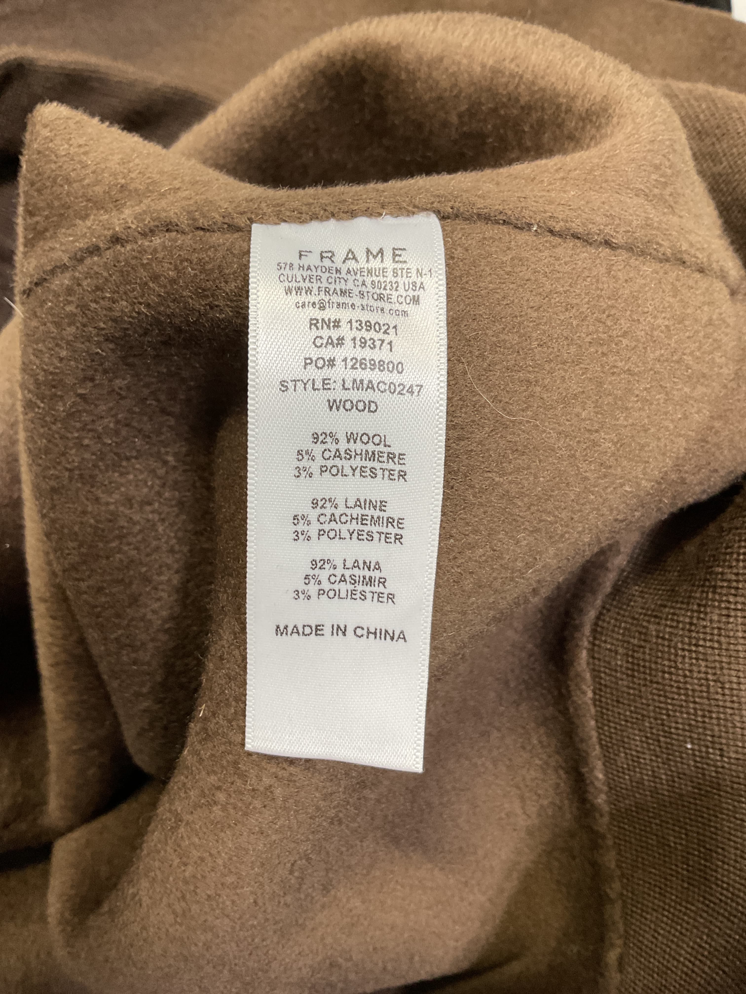 Solid Wool Blend Hoodie - Image 2
