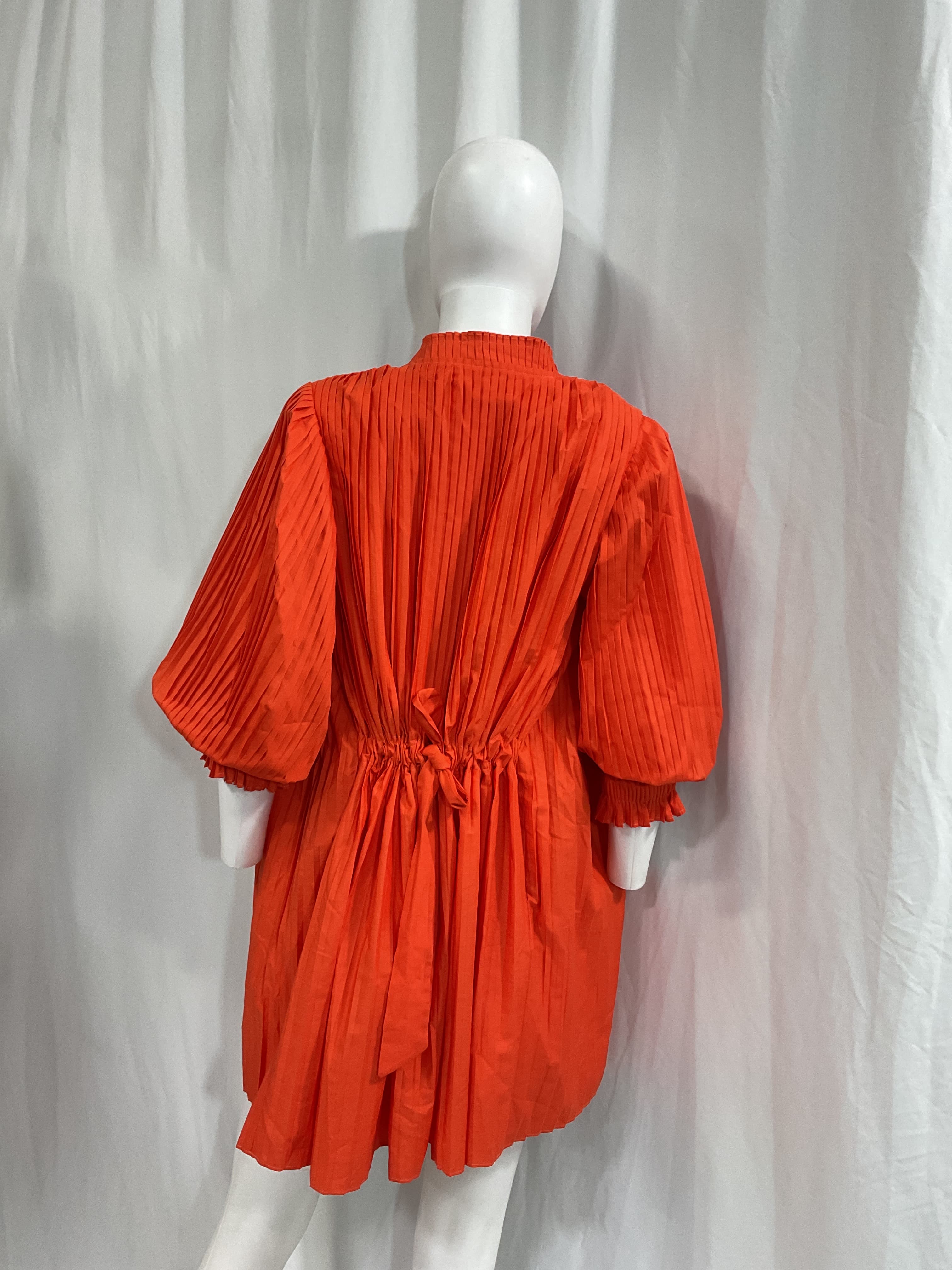 Oz Pleated Smock Dress In Jaffa - Image 3