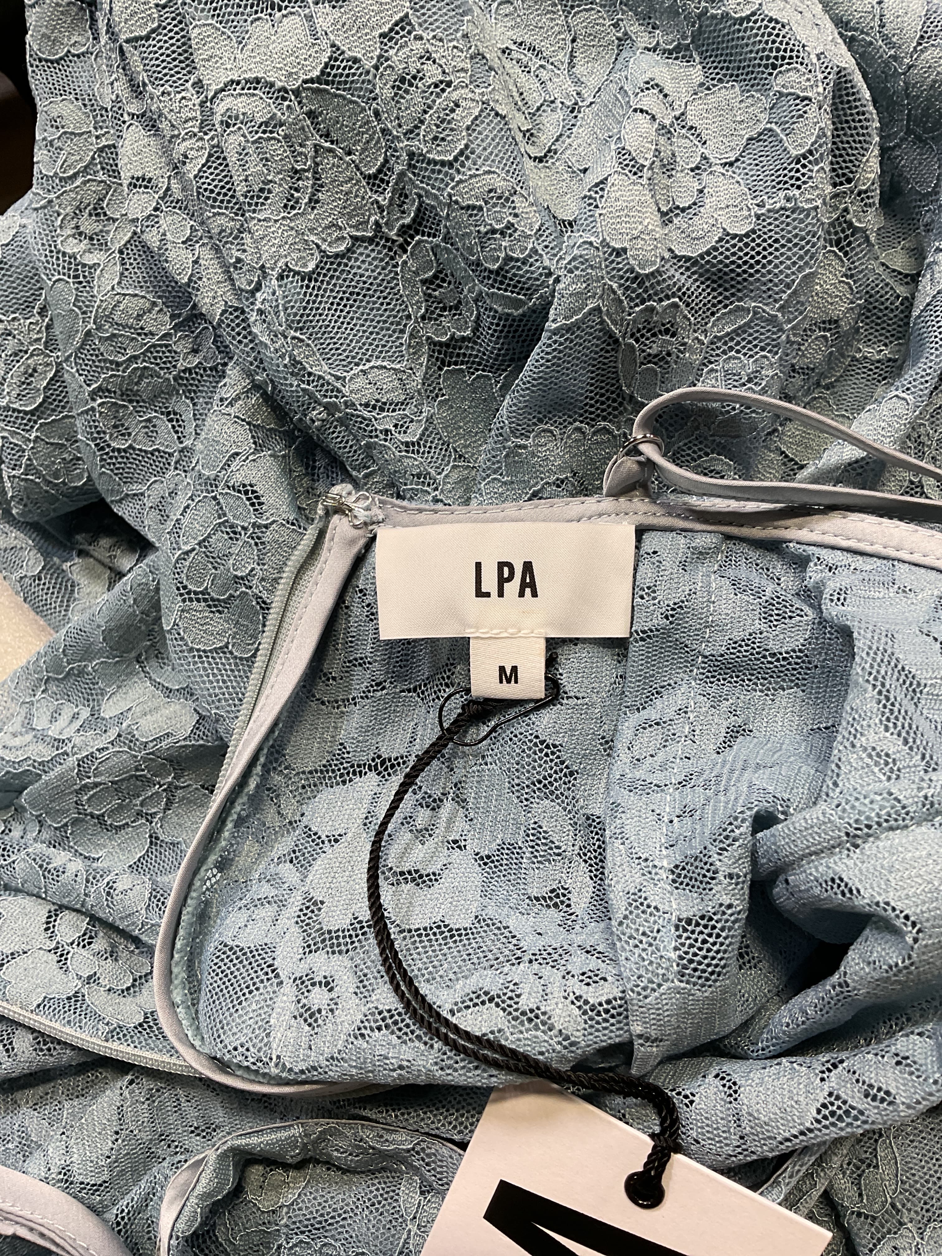 Serafina Lace Maxi Dress In Shadow Blue - Image 4