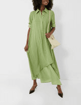 Verdant Basketweave Geo Lucille Dress - Image 1