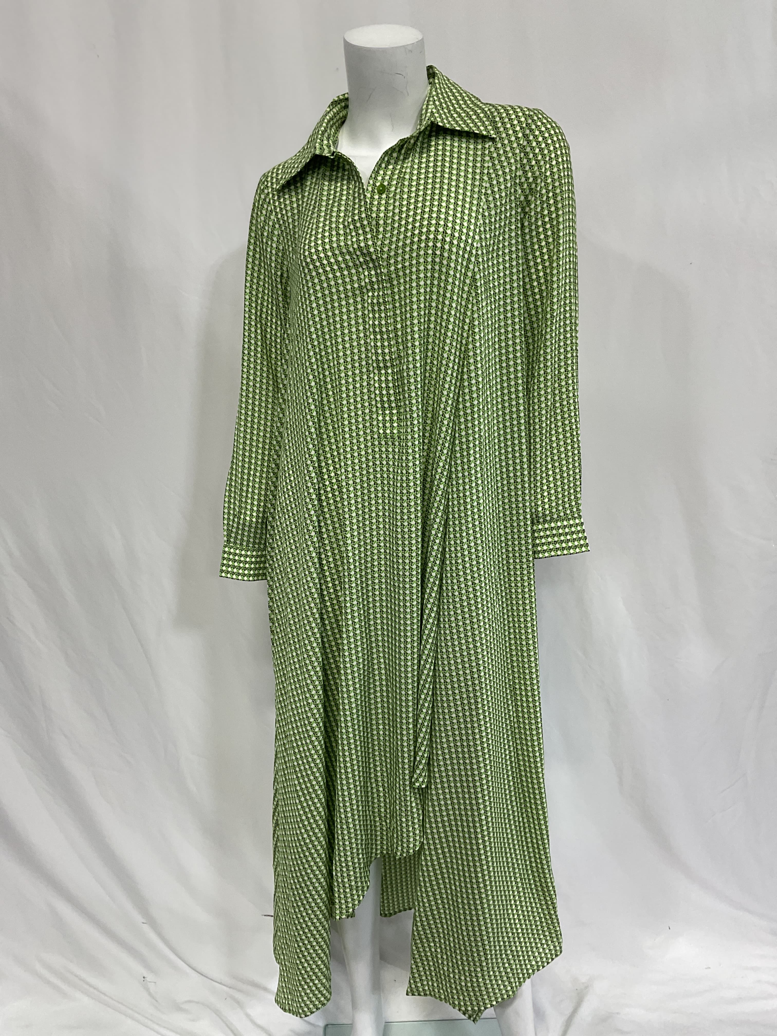 Verdant Basketweave Geo Lucille Dress - Image 2