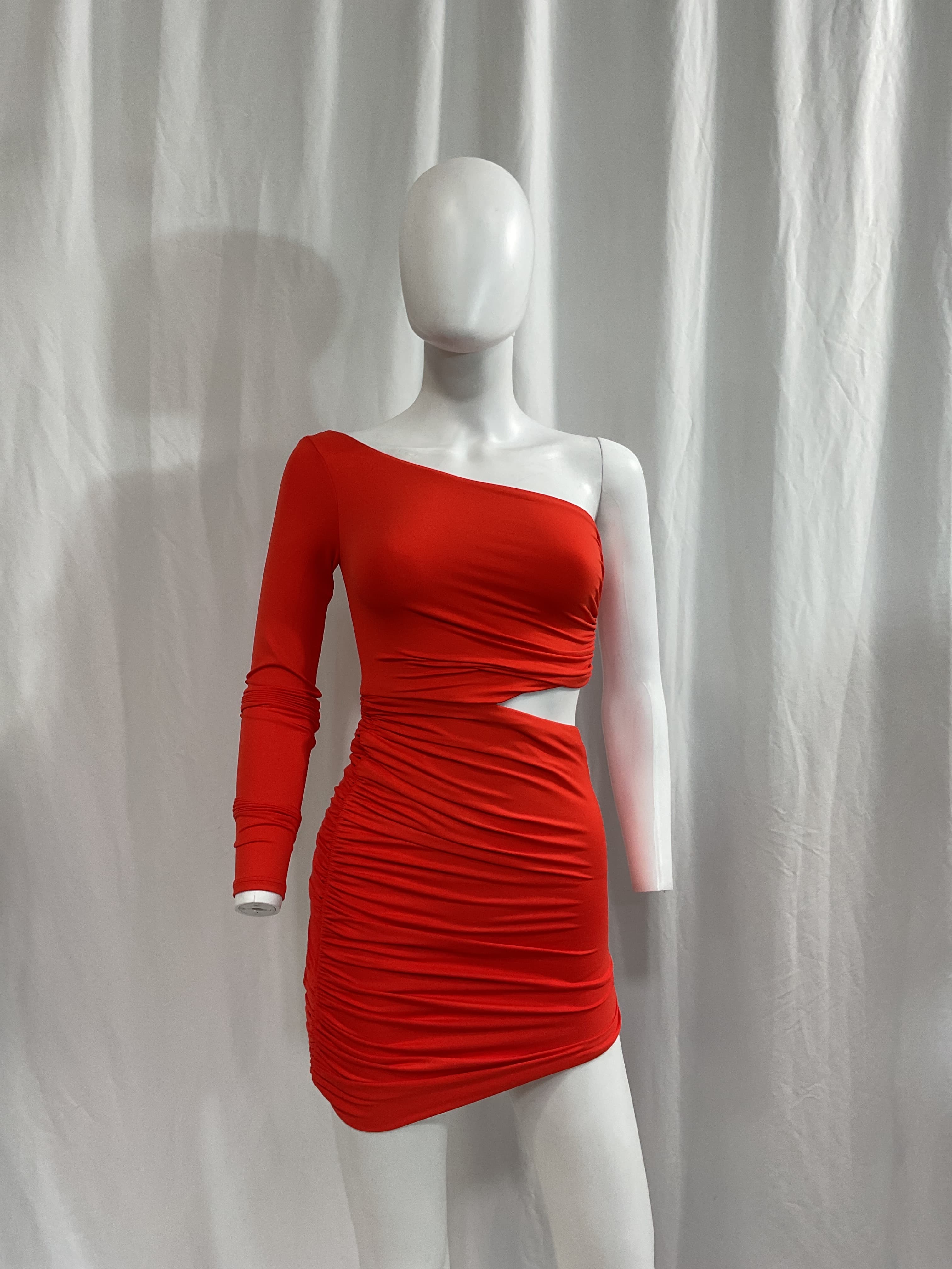 Margeaux One-Shoulder Mini Dress - Image 4