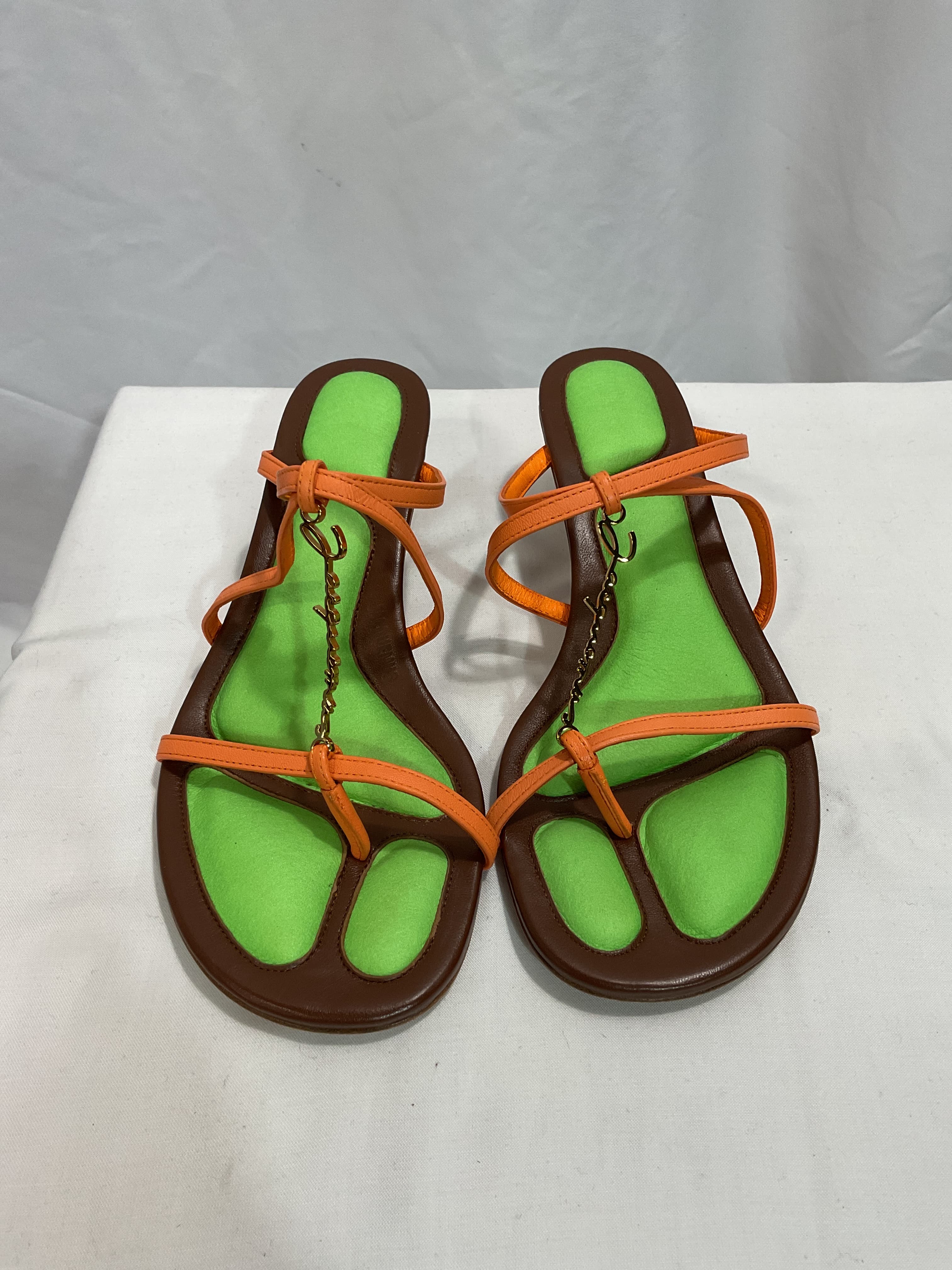 Les Sandales Basses Pralu In Light Orange - Image 4