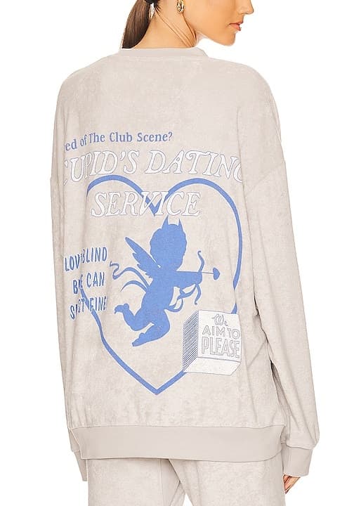 Love Is Blind Sweatshirt In Ash - Image 1