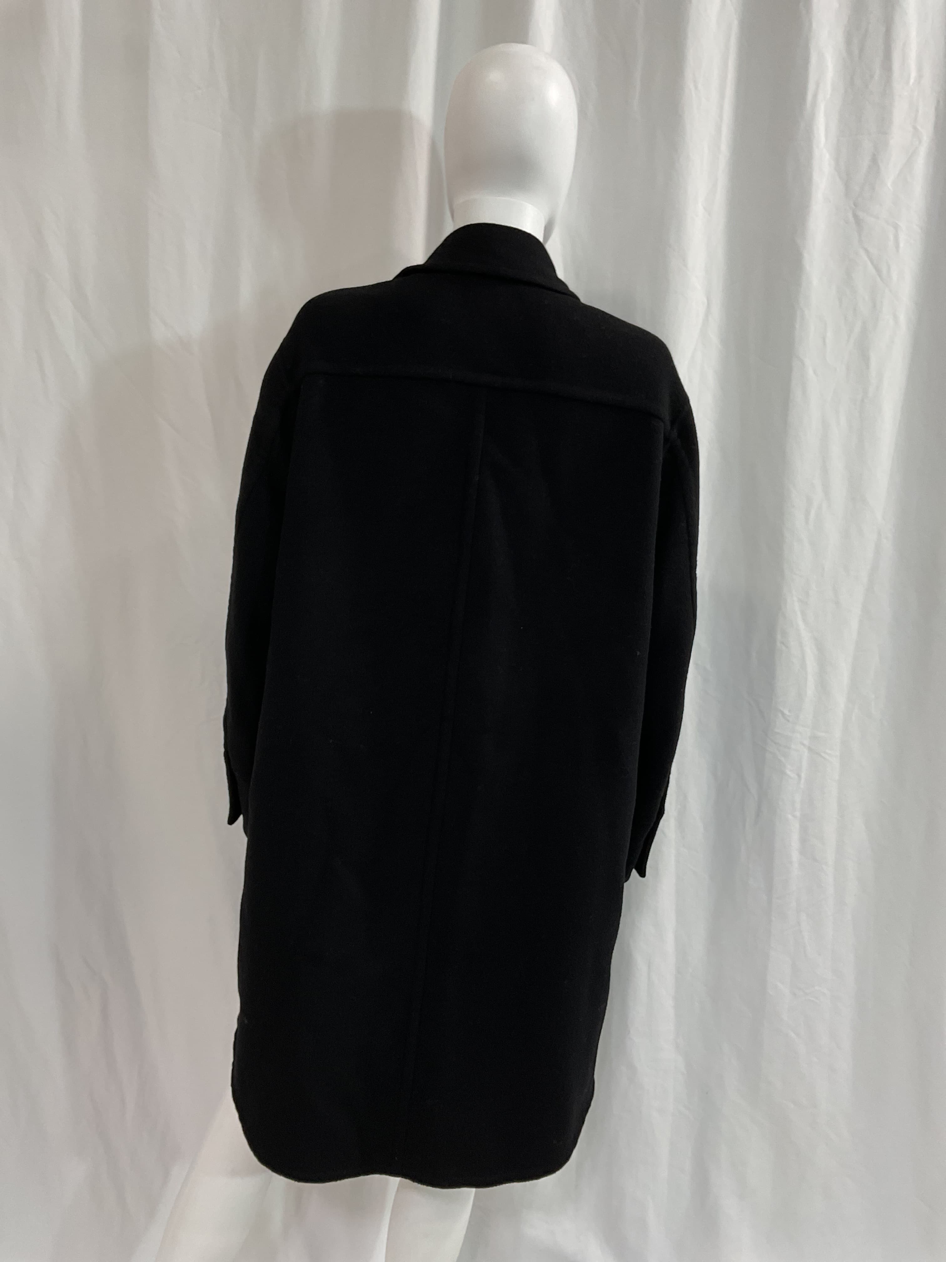 Recycled Wool Blend Shirt Coat - Image 3