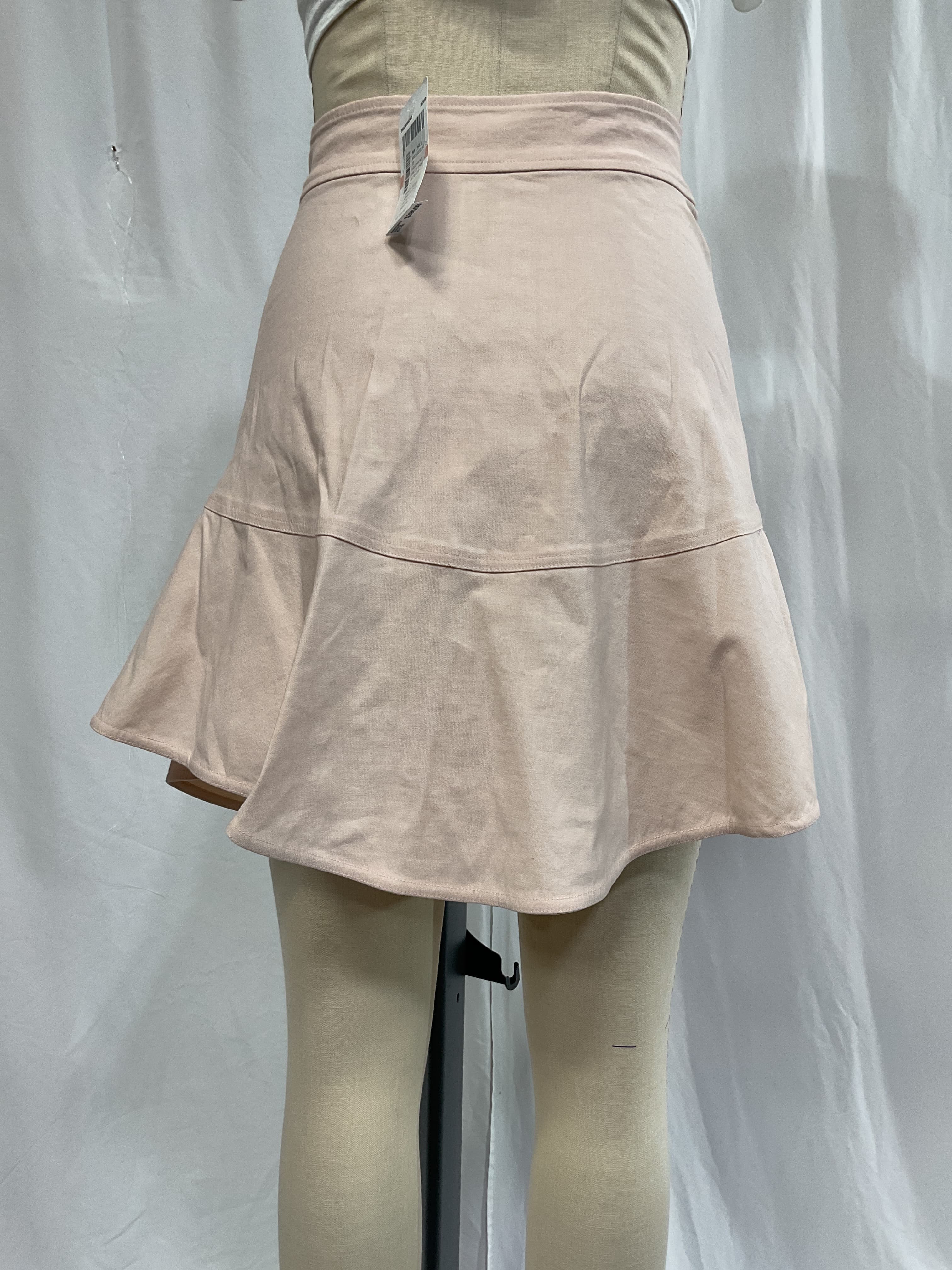 Amalie Linen-Denim Wrap Skirt - Image 2