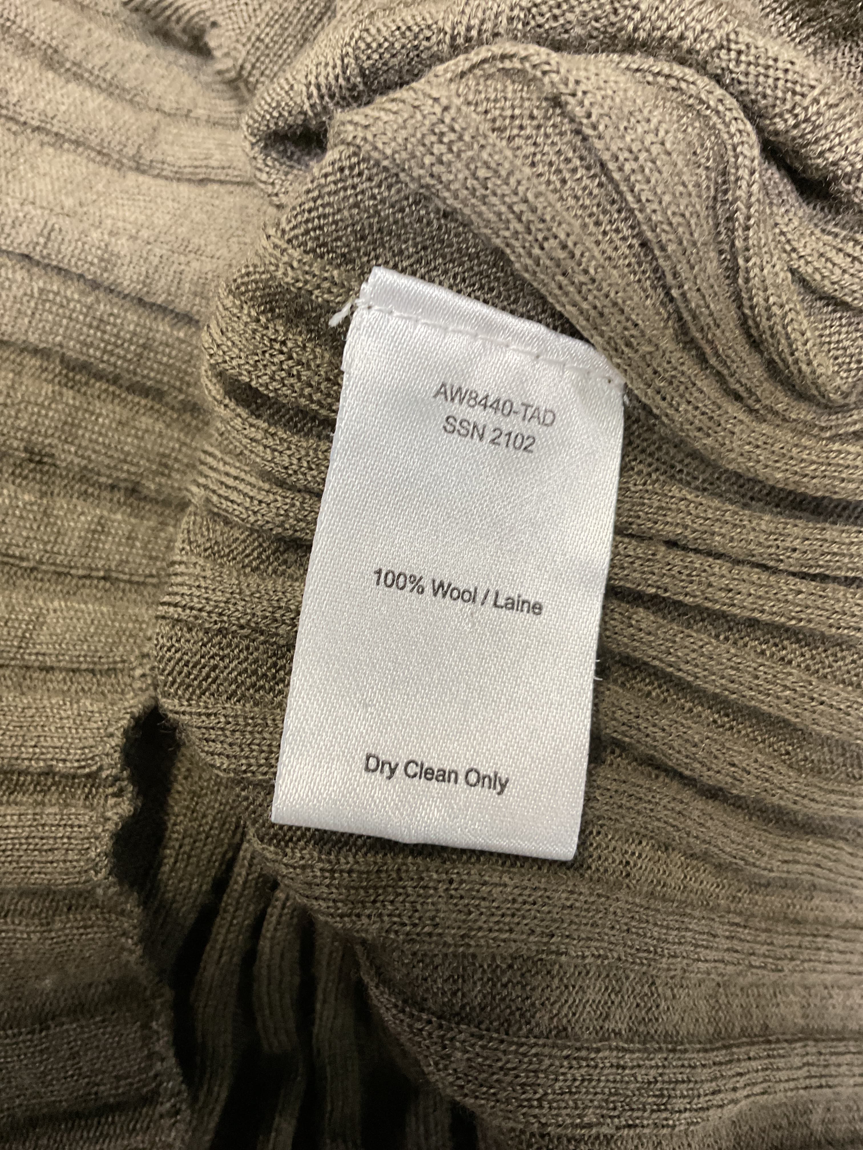 Cropped Ribbed Wool Sweater - Image 3