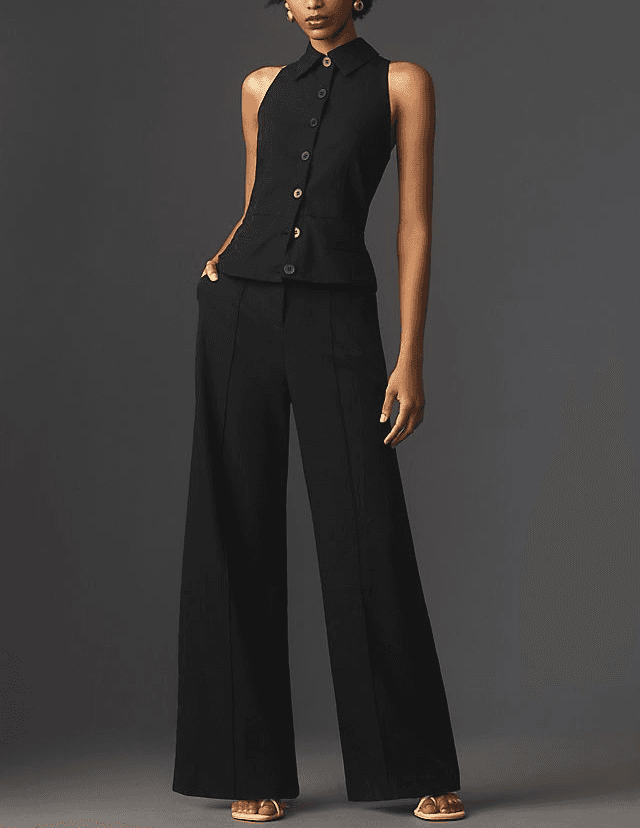 Tailored Peplum Jumpsuit - Image 1
