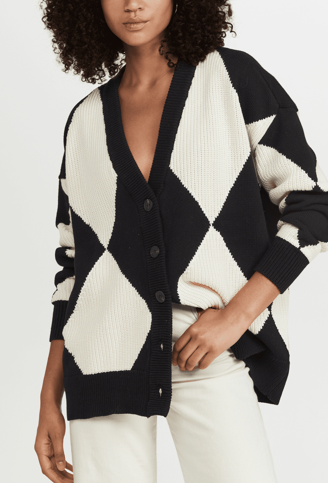Denim Evelyn Cardigan - Image 1