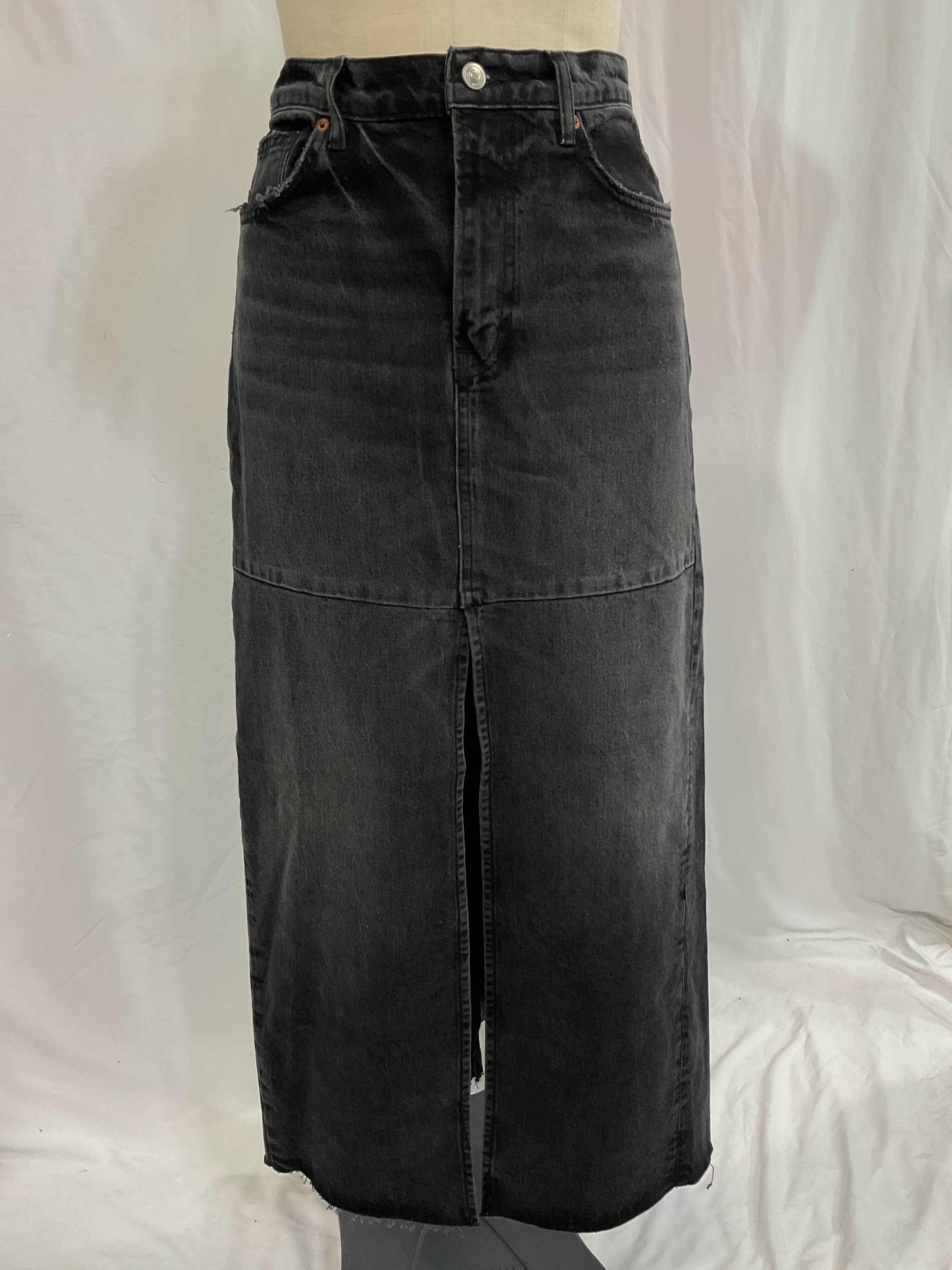 Tazz Maxi Denim Skirt - Image 2