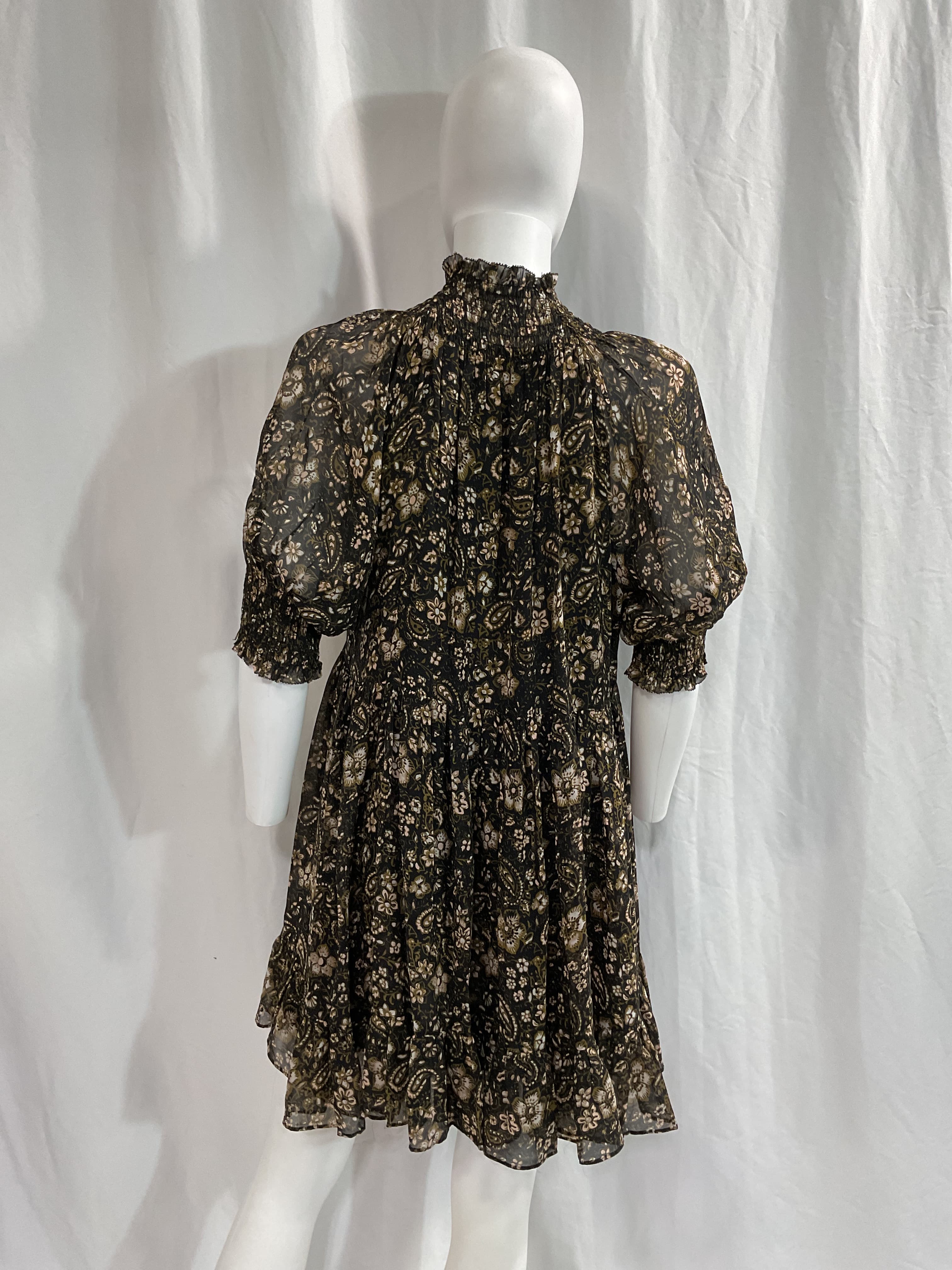 Silk Mini Dress - Image 2