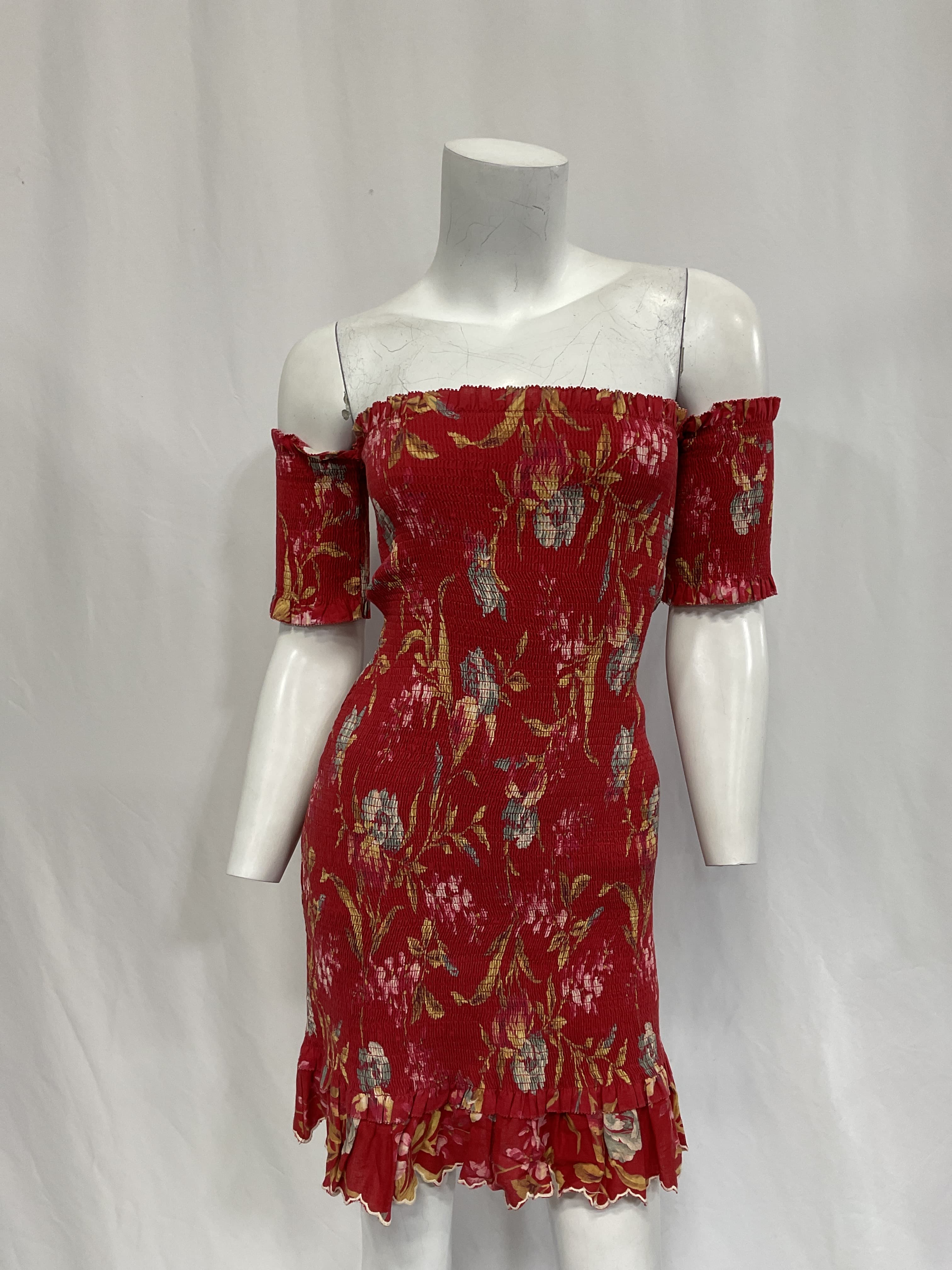 Floral Print Mini Dress - Image 2