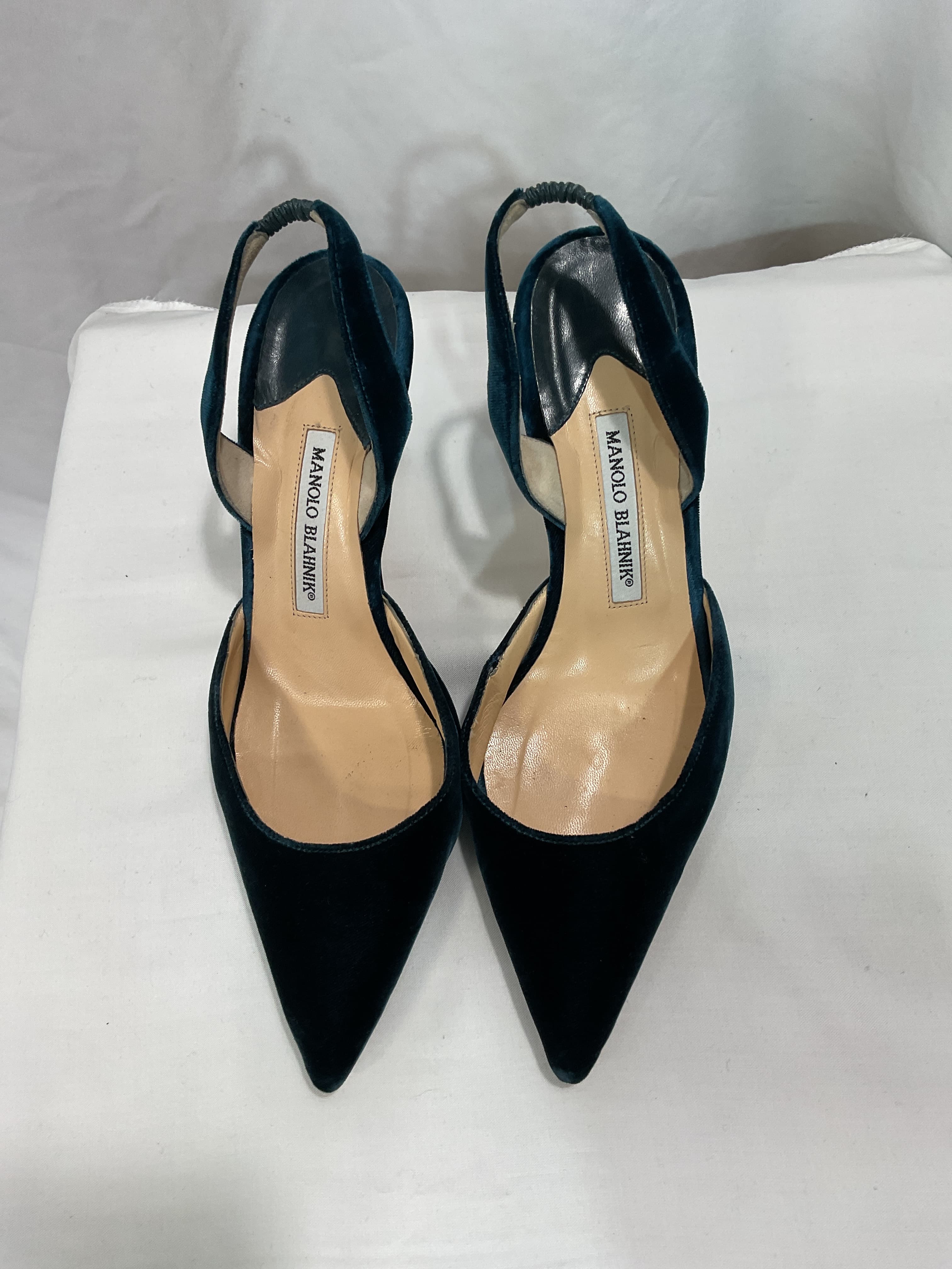 Velvet Slingback Pumps - Image 3