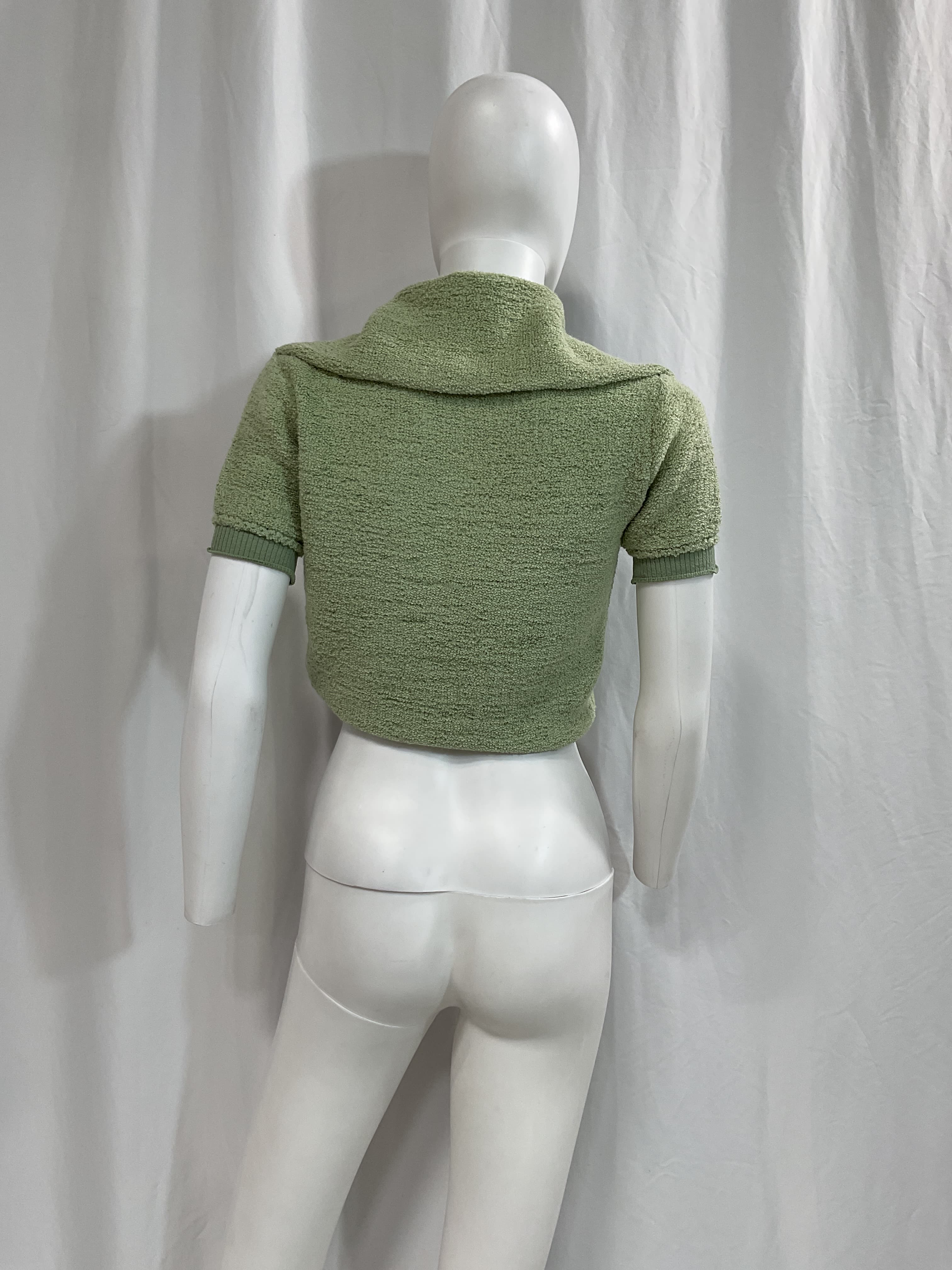 Le Cardigan Campana In Light Green - Image 2