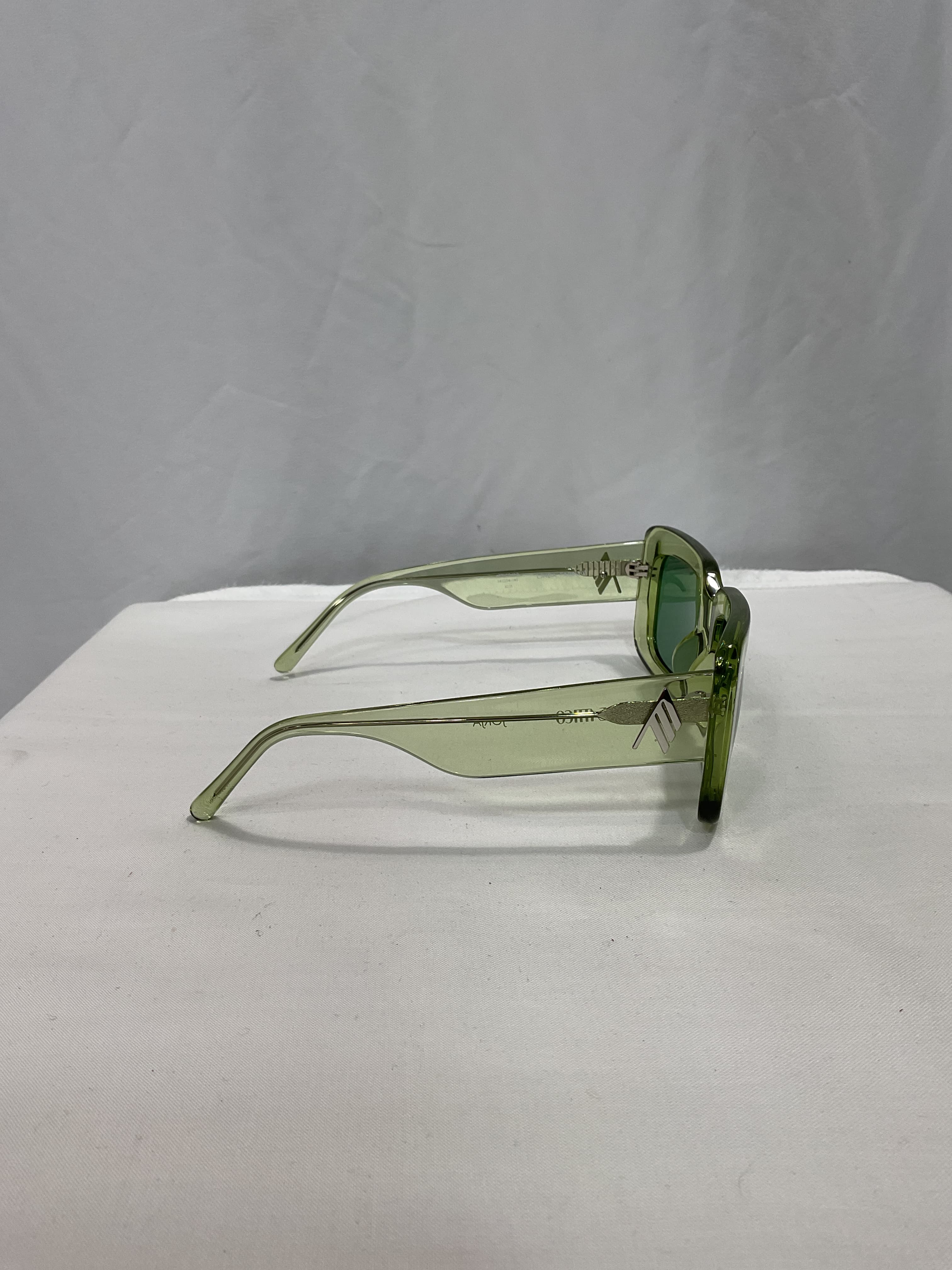 Jorja Rectangular Sunglasses In Green - Image 2