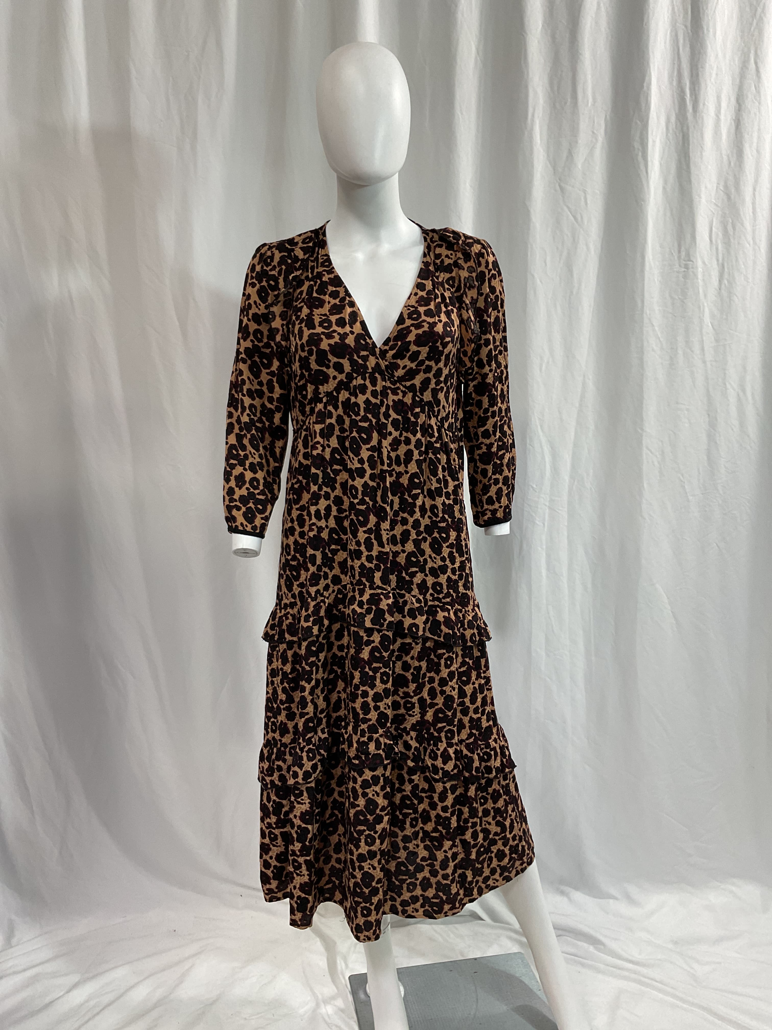 Animal Print Midi Length Dress - Image 3