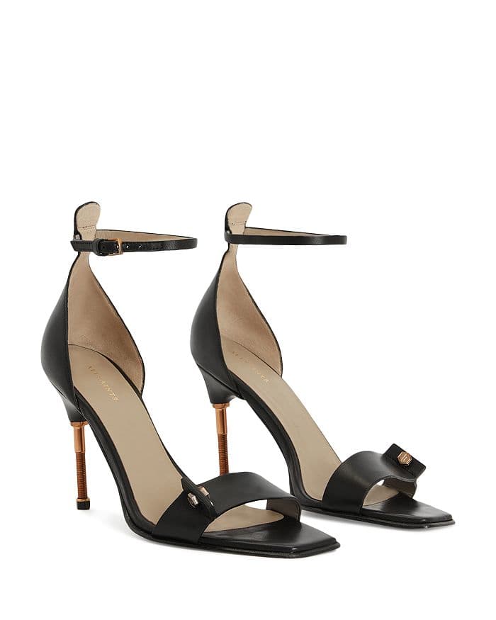 Women's Betty Square Toe Bolt Style High Heel Sandals - Image 1