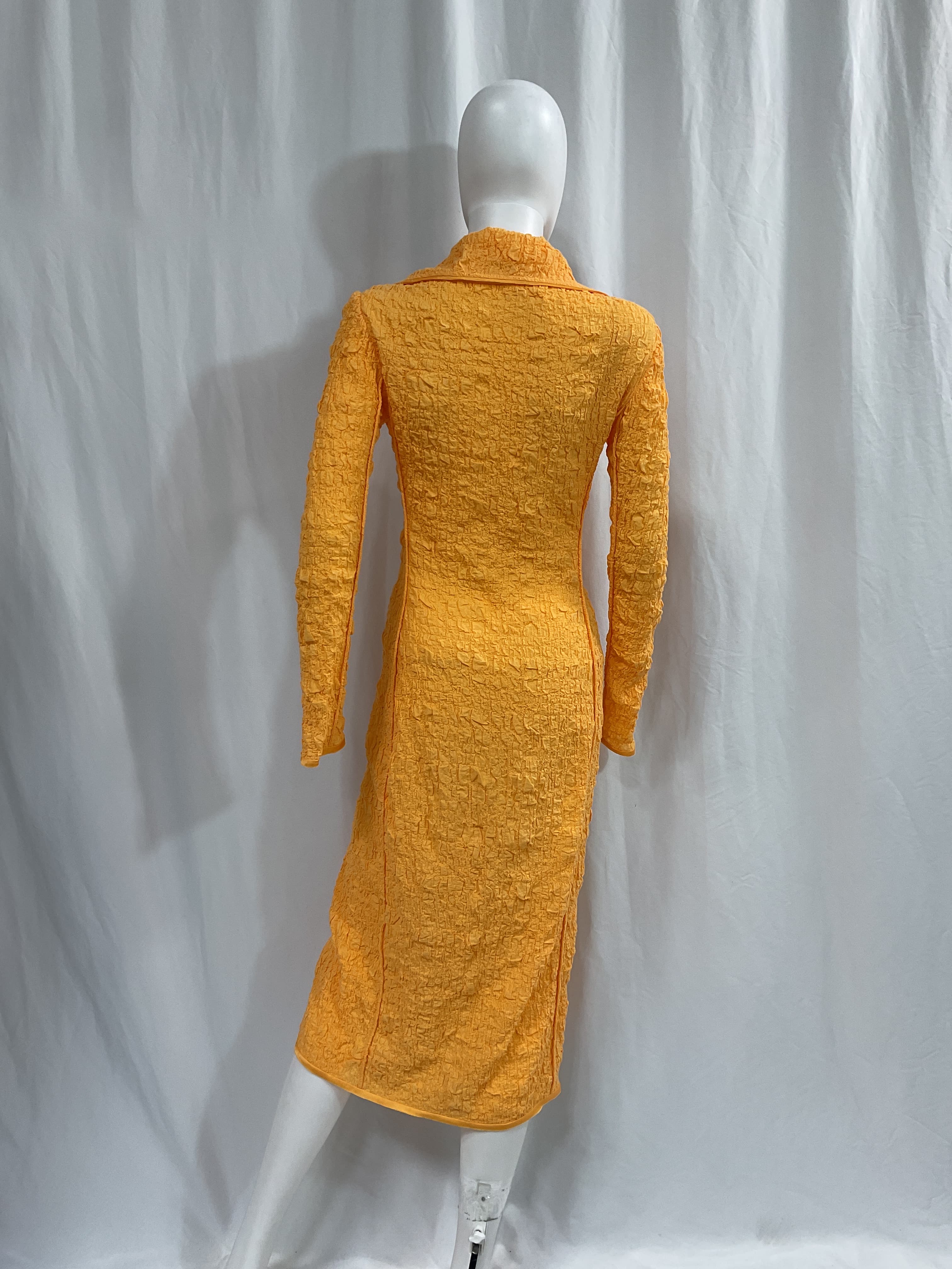 Dress In Apricot Orange - Image 2