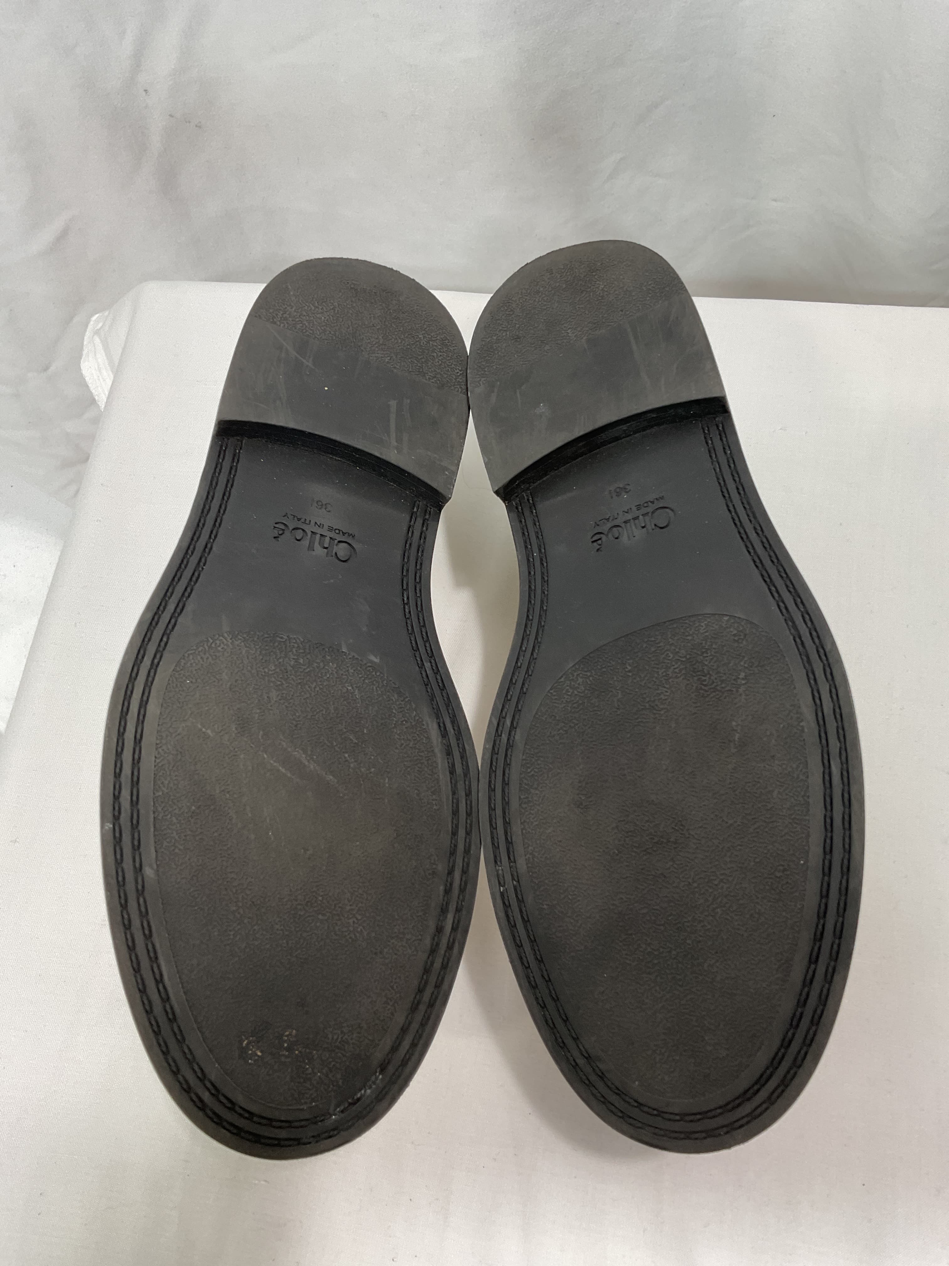 Marcie Embellished Leather Loafers - Image 4
