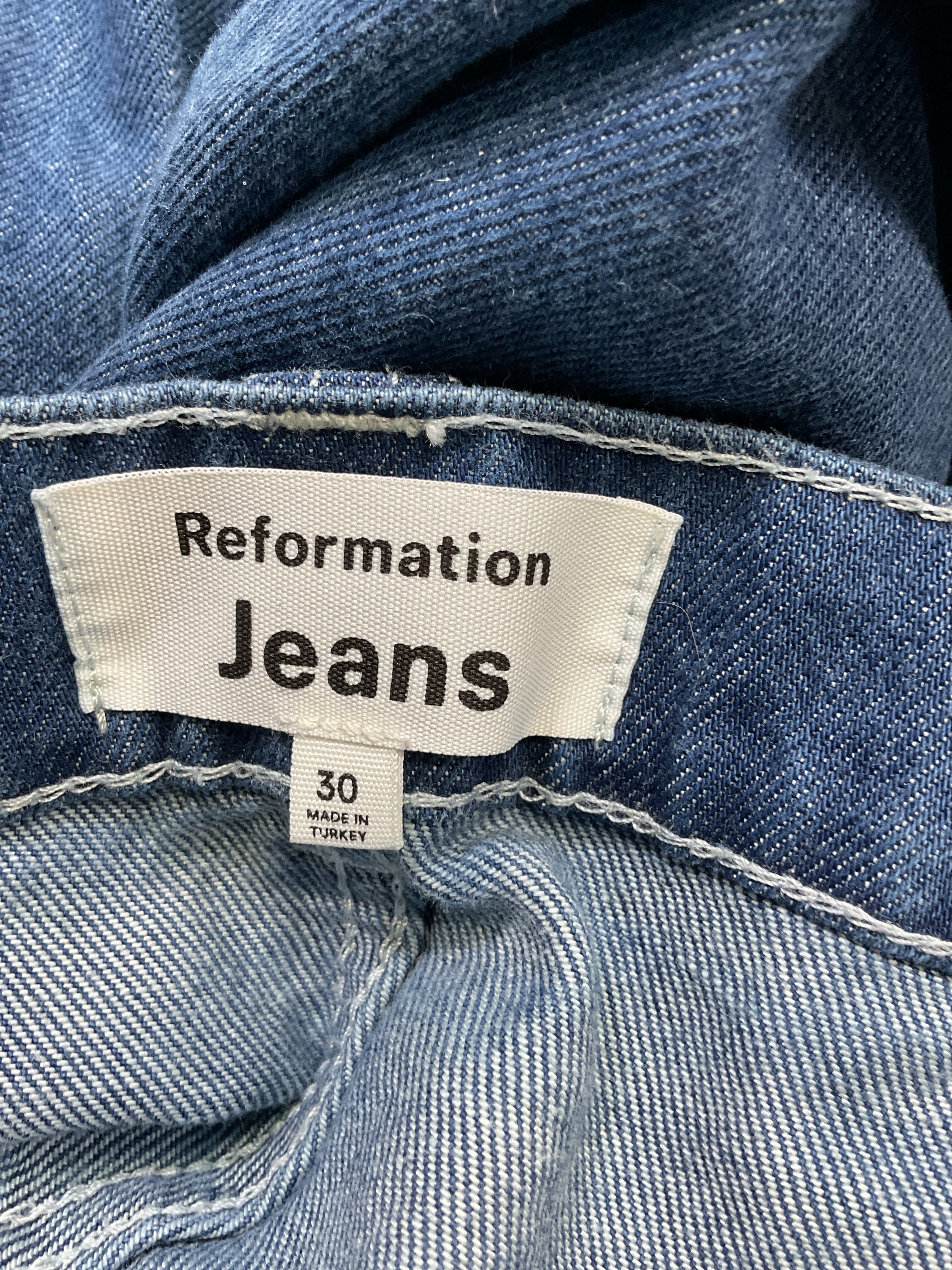 High-Rise Wide-Leg Organic Jeans - Image 3