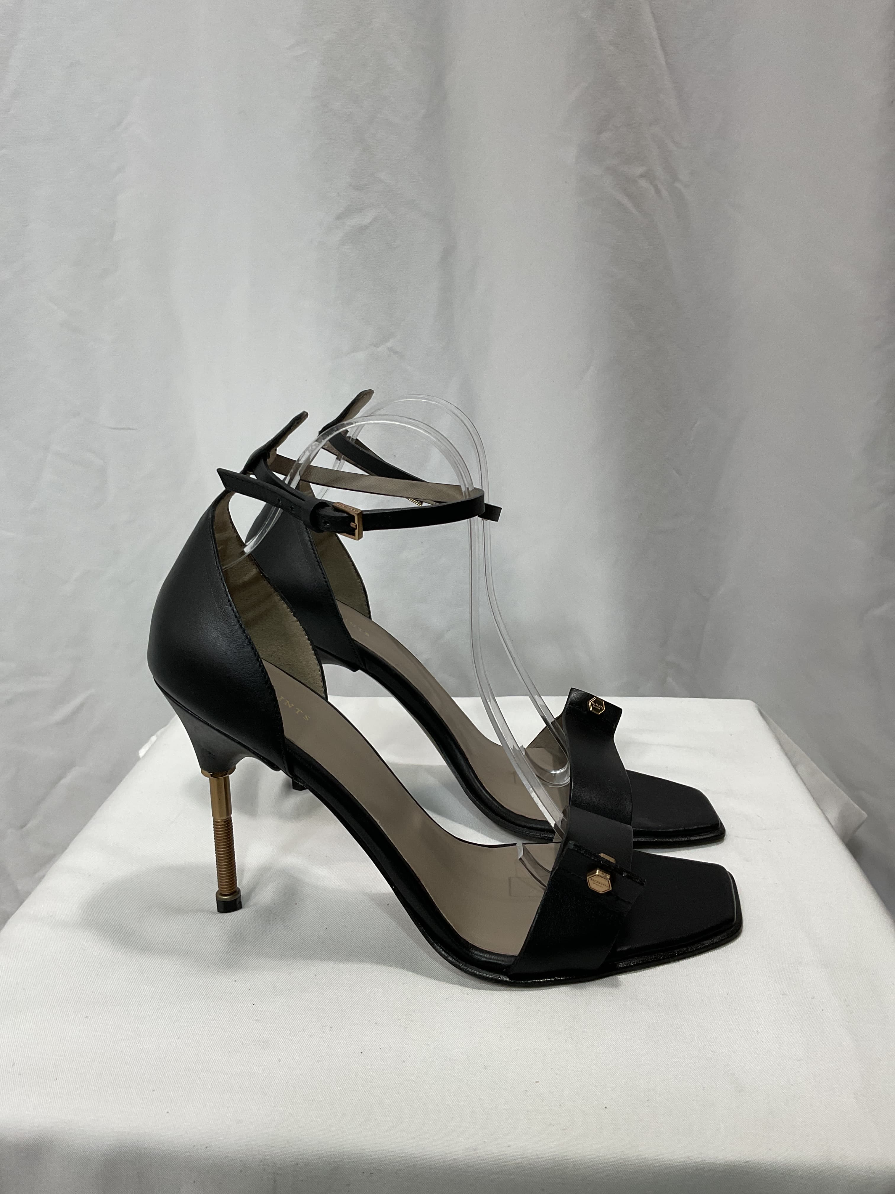 Women's Betty Square Toe Bolt Style High Heel Sandals - Image 4