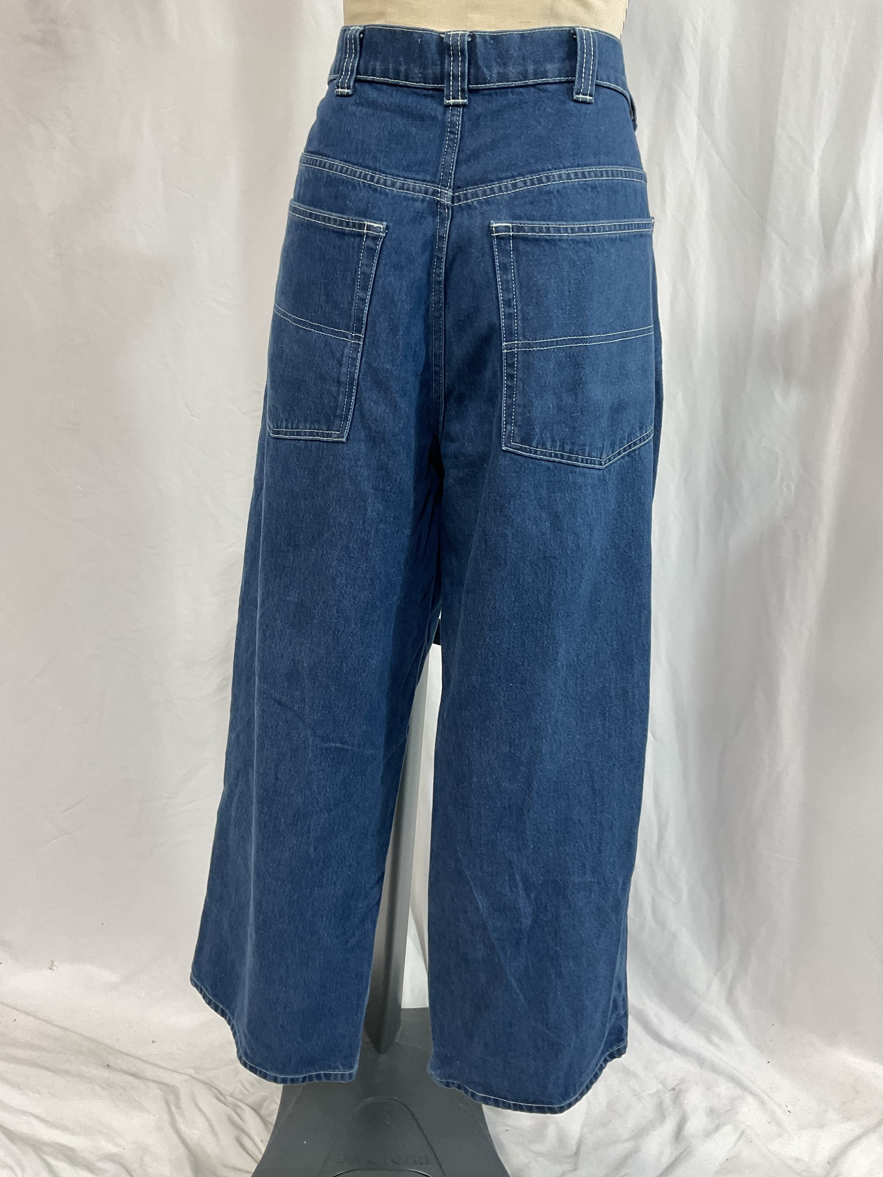 High-Rise Wide-Leg Organic Jeans - Image 2