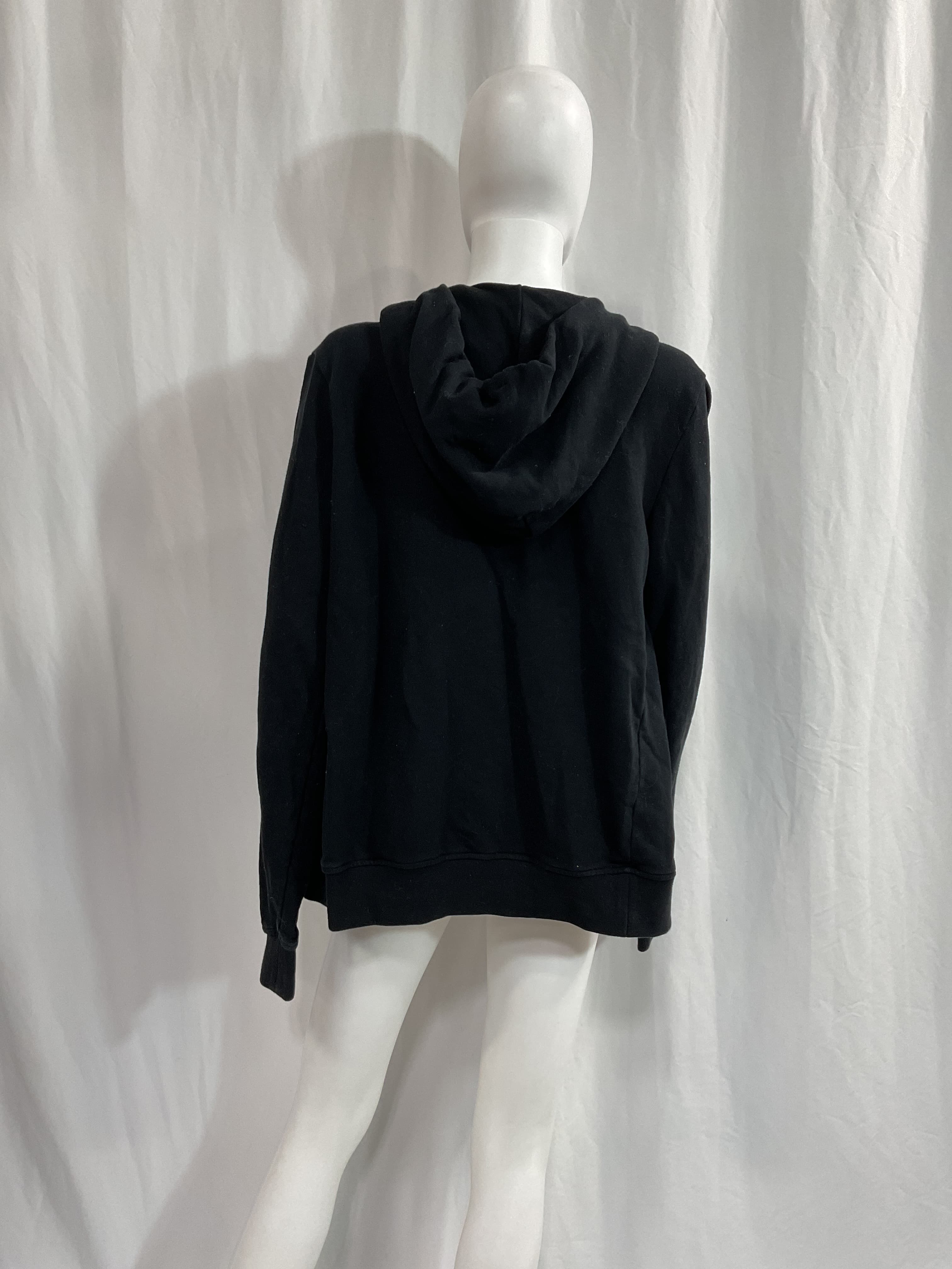 Rick Owens X Champion Jasons Hoodie In Black - Image 3