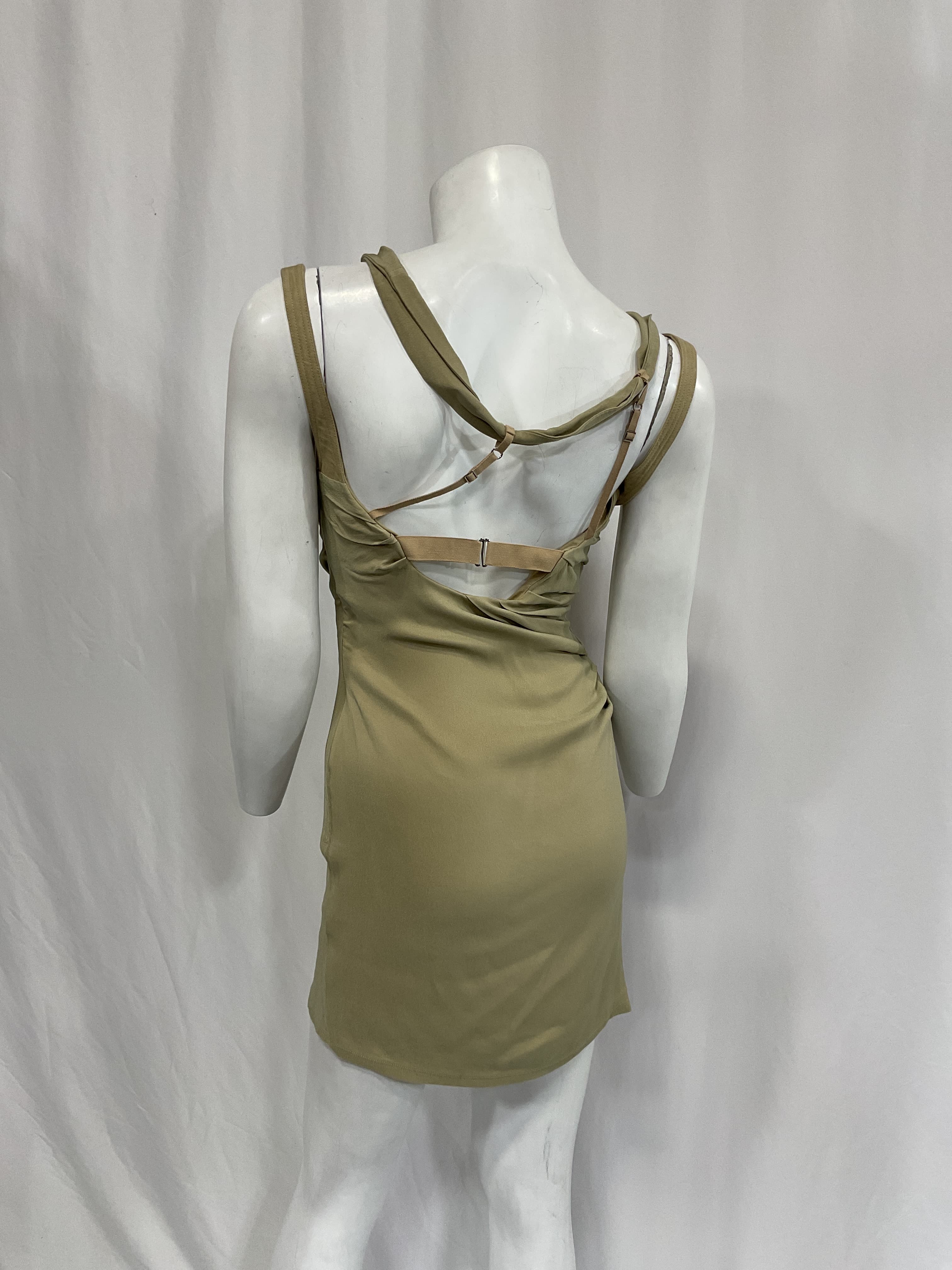 Soffio Crepe Mini Dress - Image 2