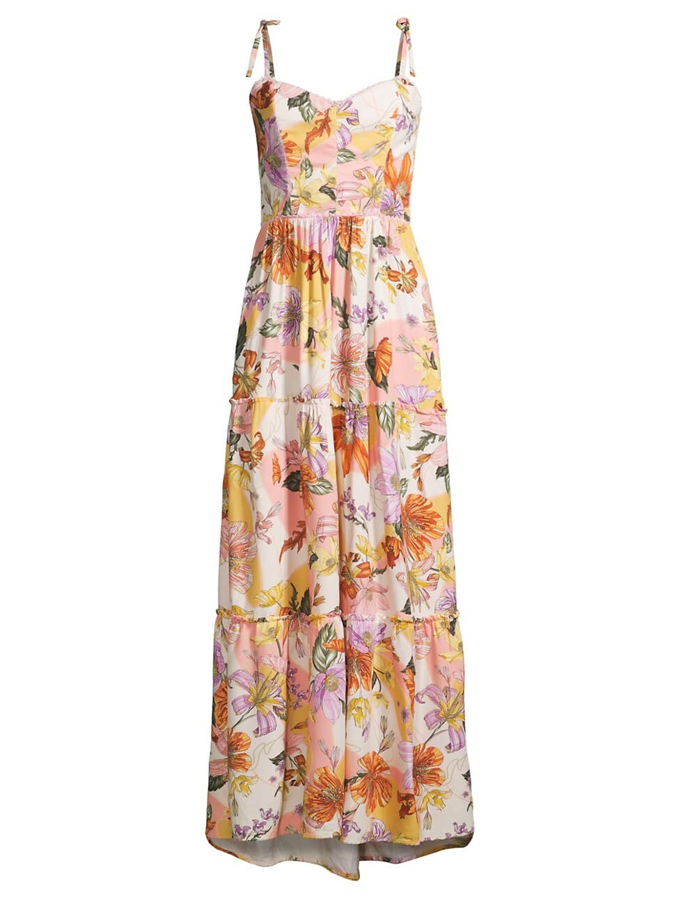 Agua Bendita Suzie Vitreo Floral Maxi Dress - Image 1