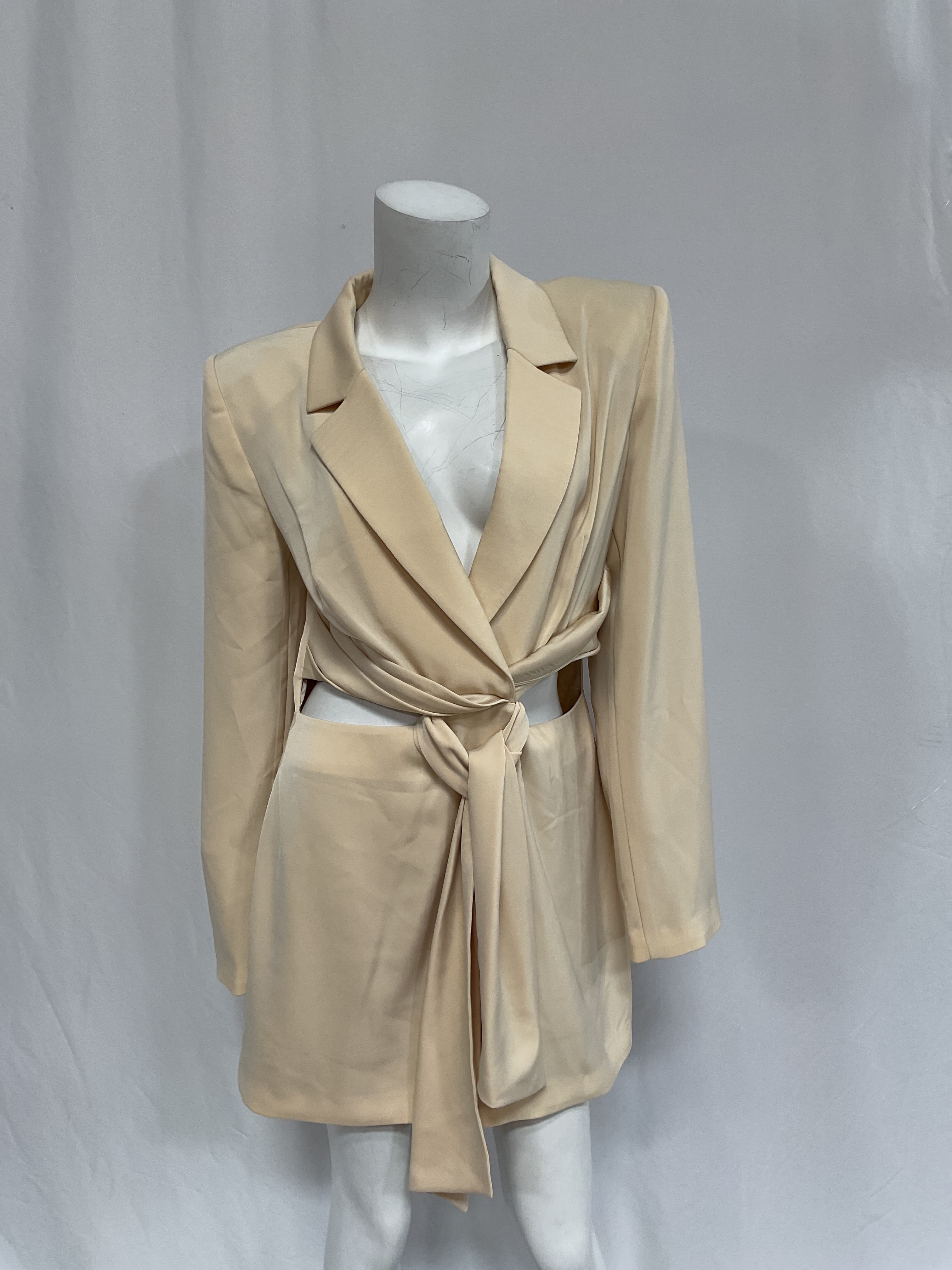 Heron Blazer Dress In Ivory - Image 2