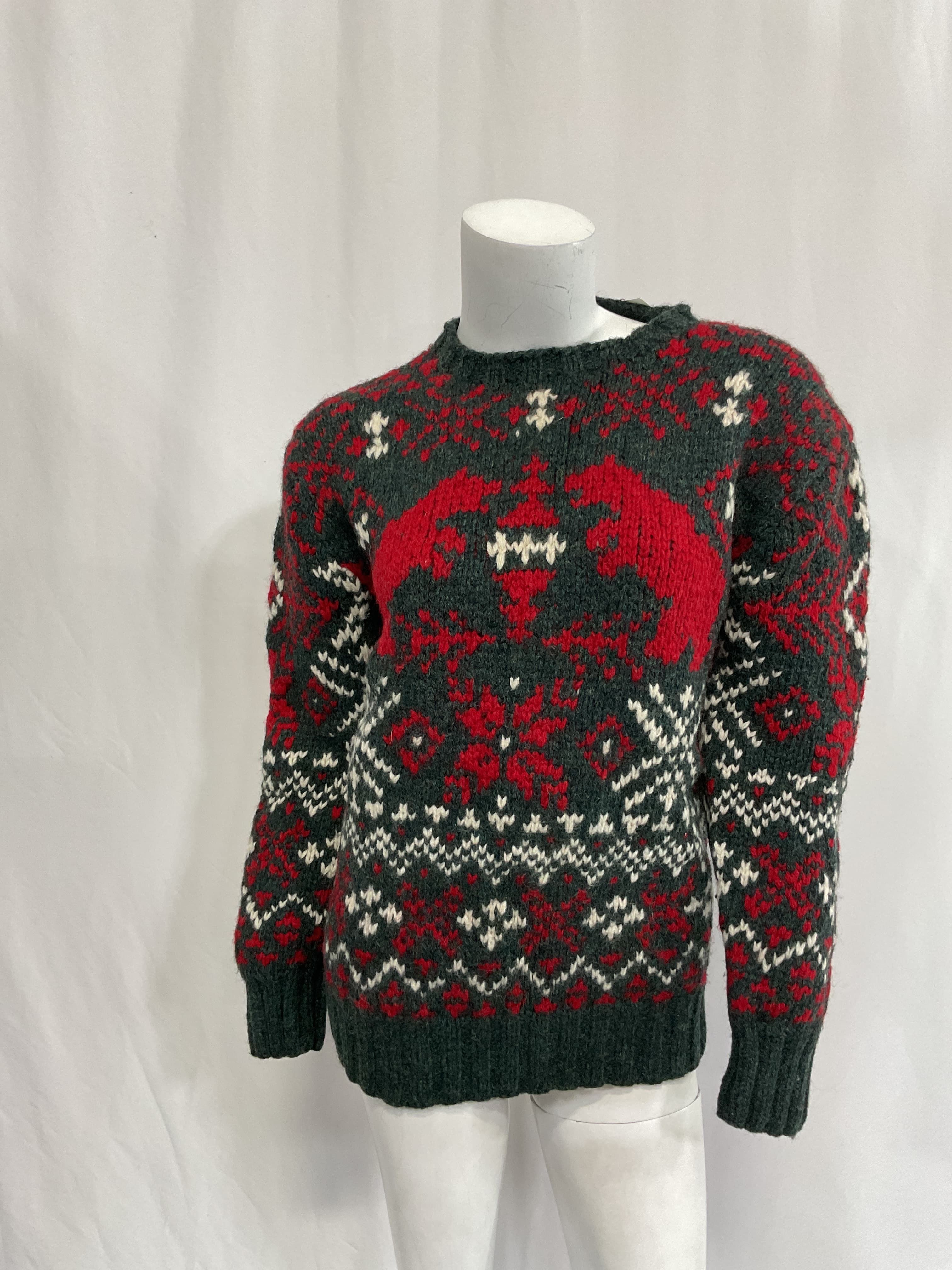 Printed Crew Neck Sweater - Image 3