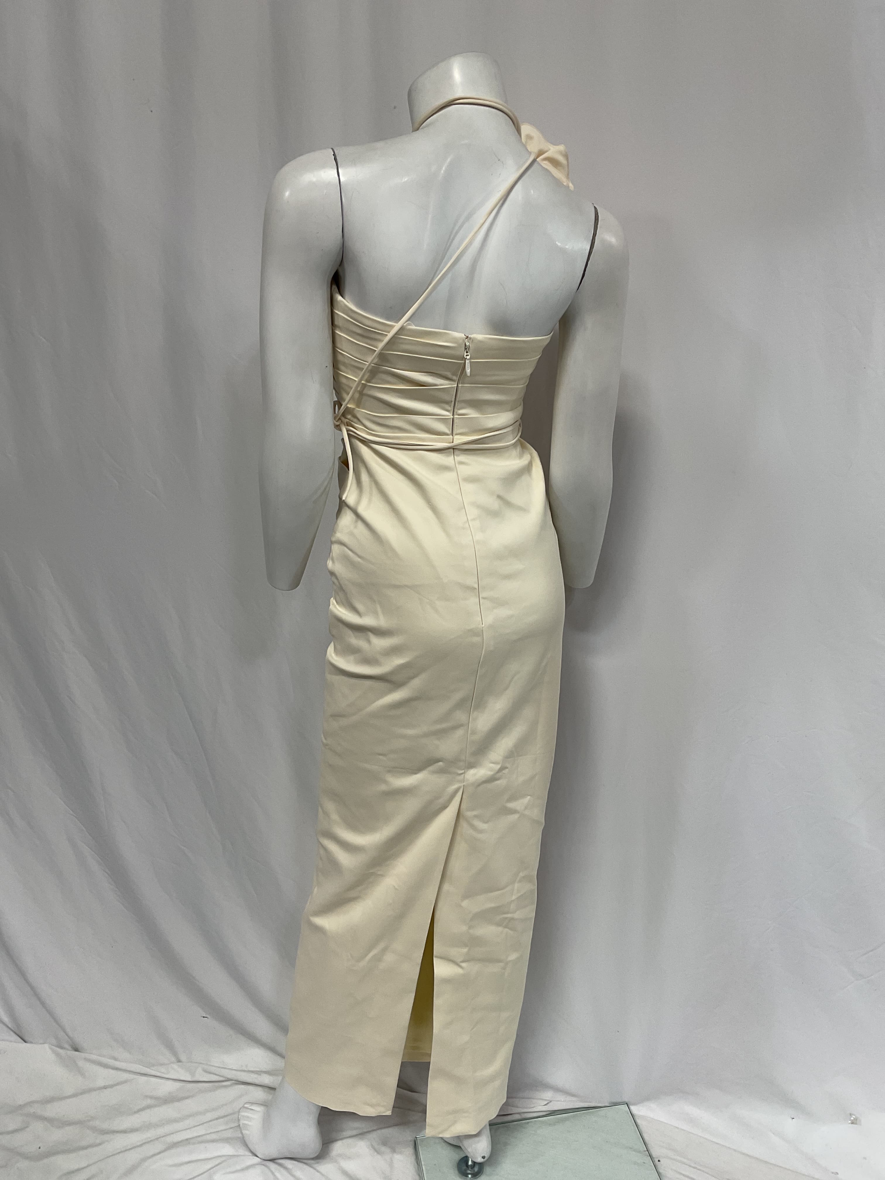 Lani Strapless Draped Maxi Dress - Rice - Image 2