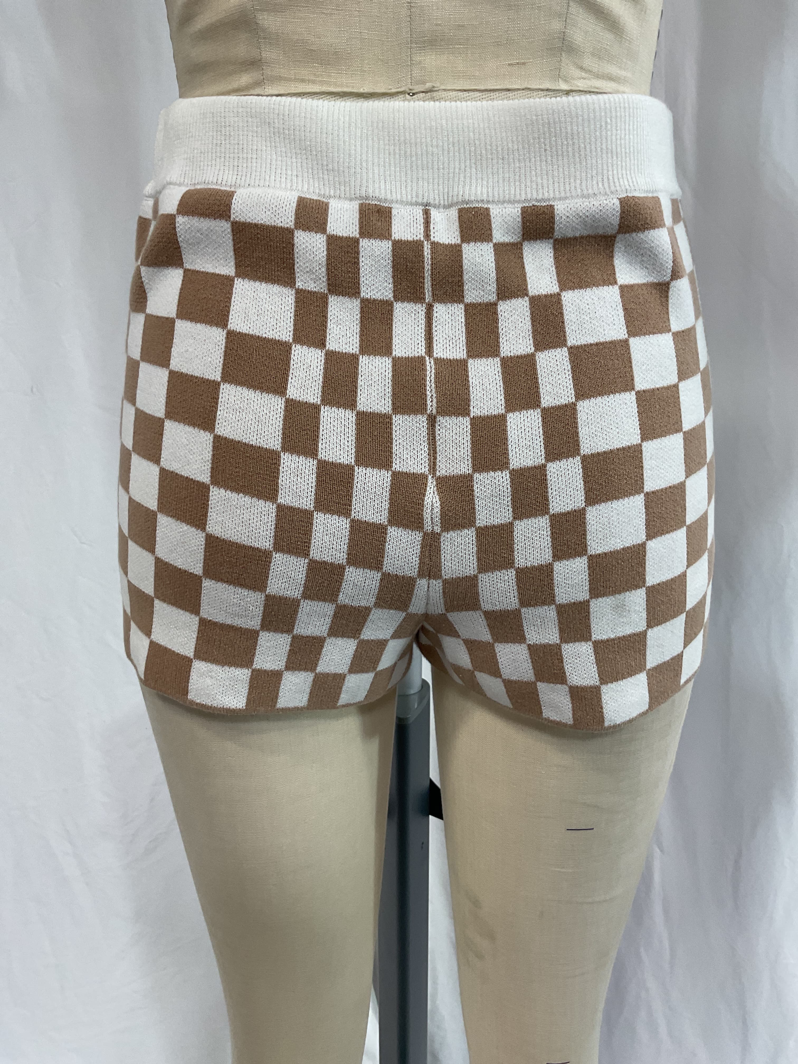 Carice Checkered Shorts - Image 4