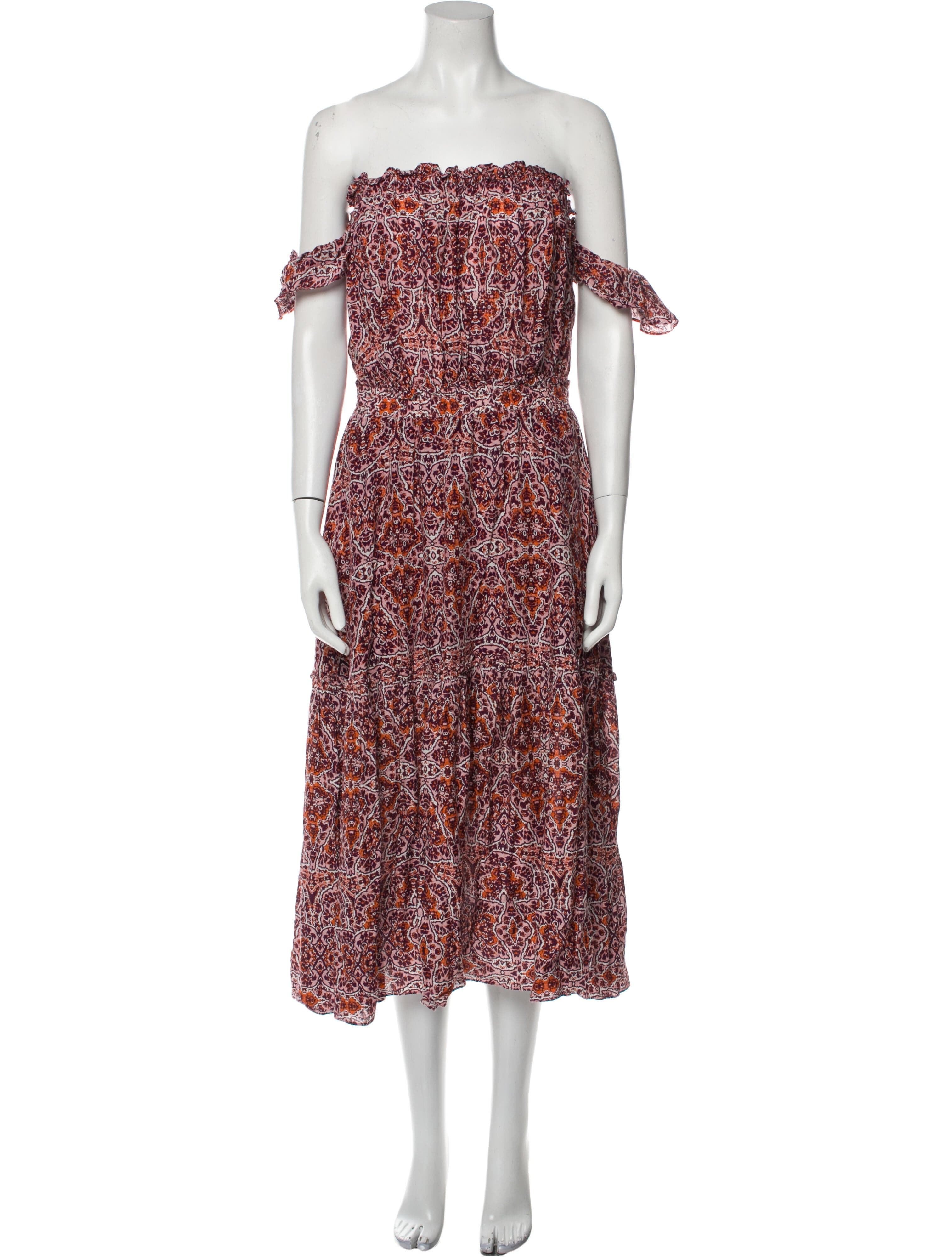 Floral Print Long Dress - Image 1