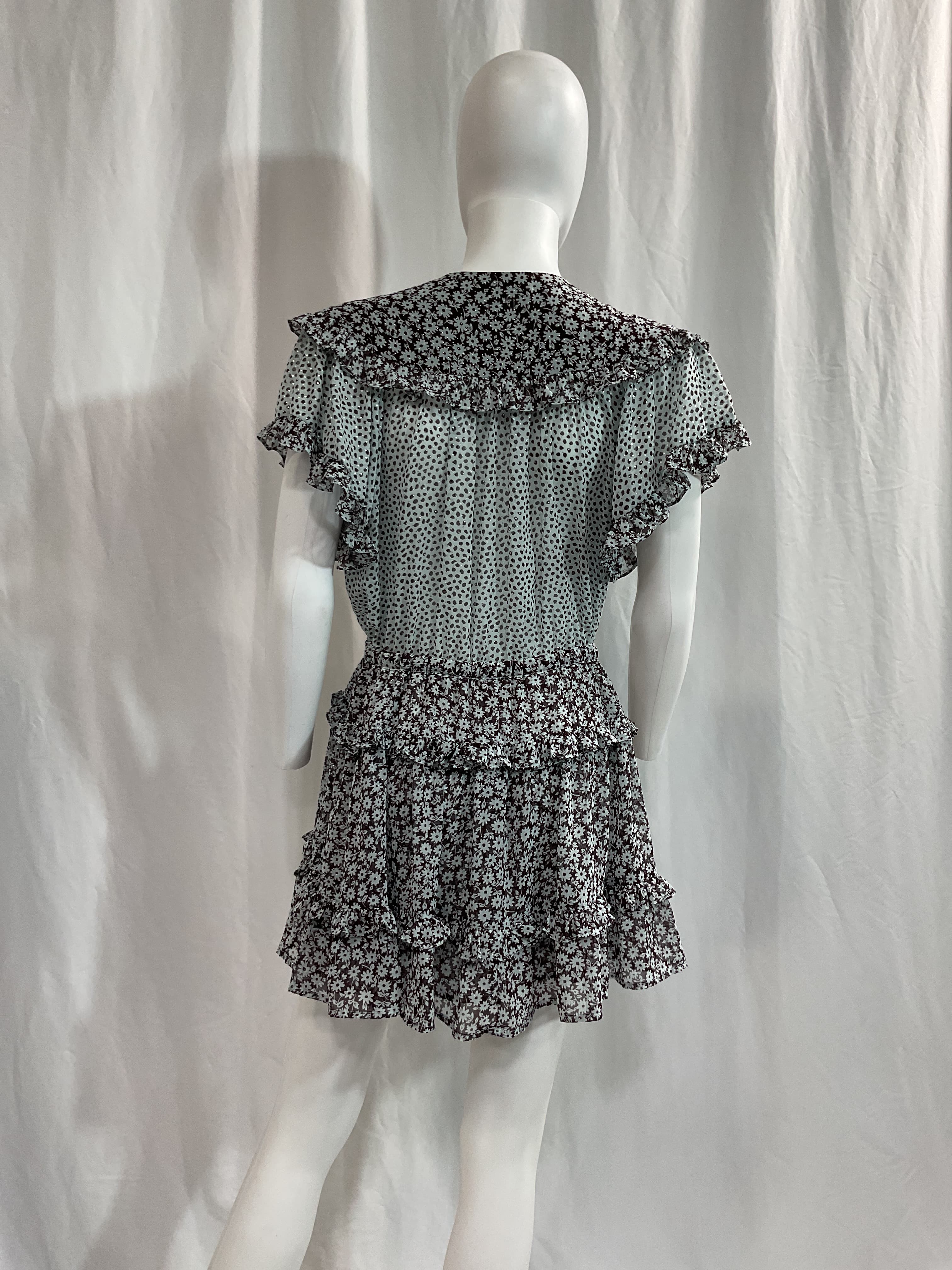 Floral Print Mini Dress - Image 2