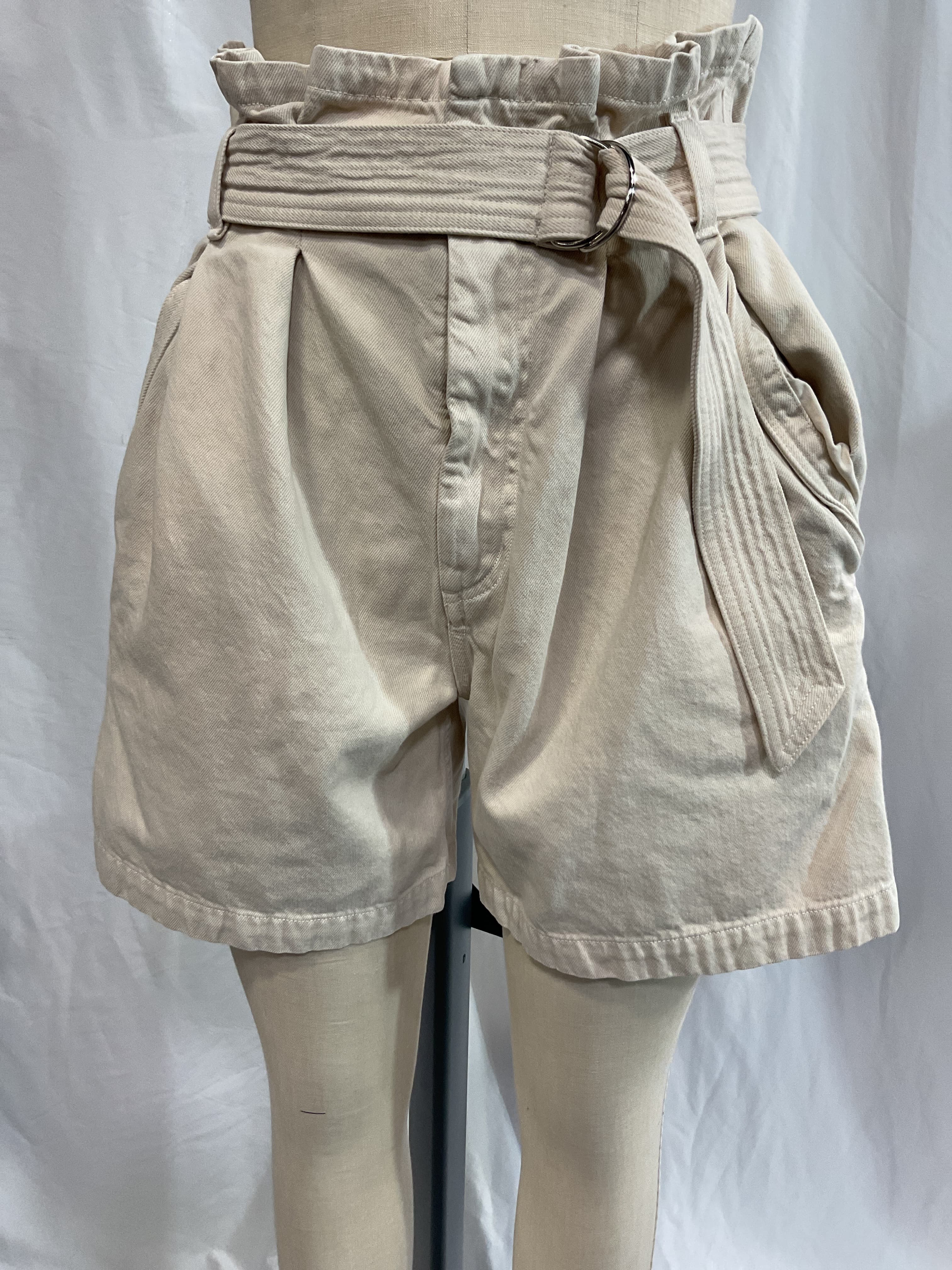 Citizens Of Humanity + Space For Giants Kora Belted Organic Cotton-Twill Shorts - Image 2