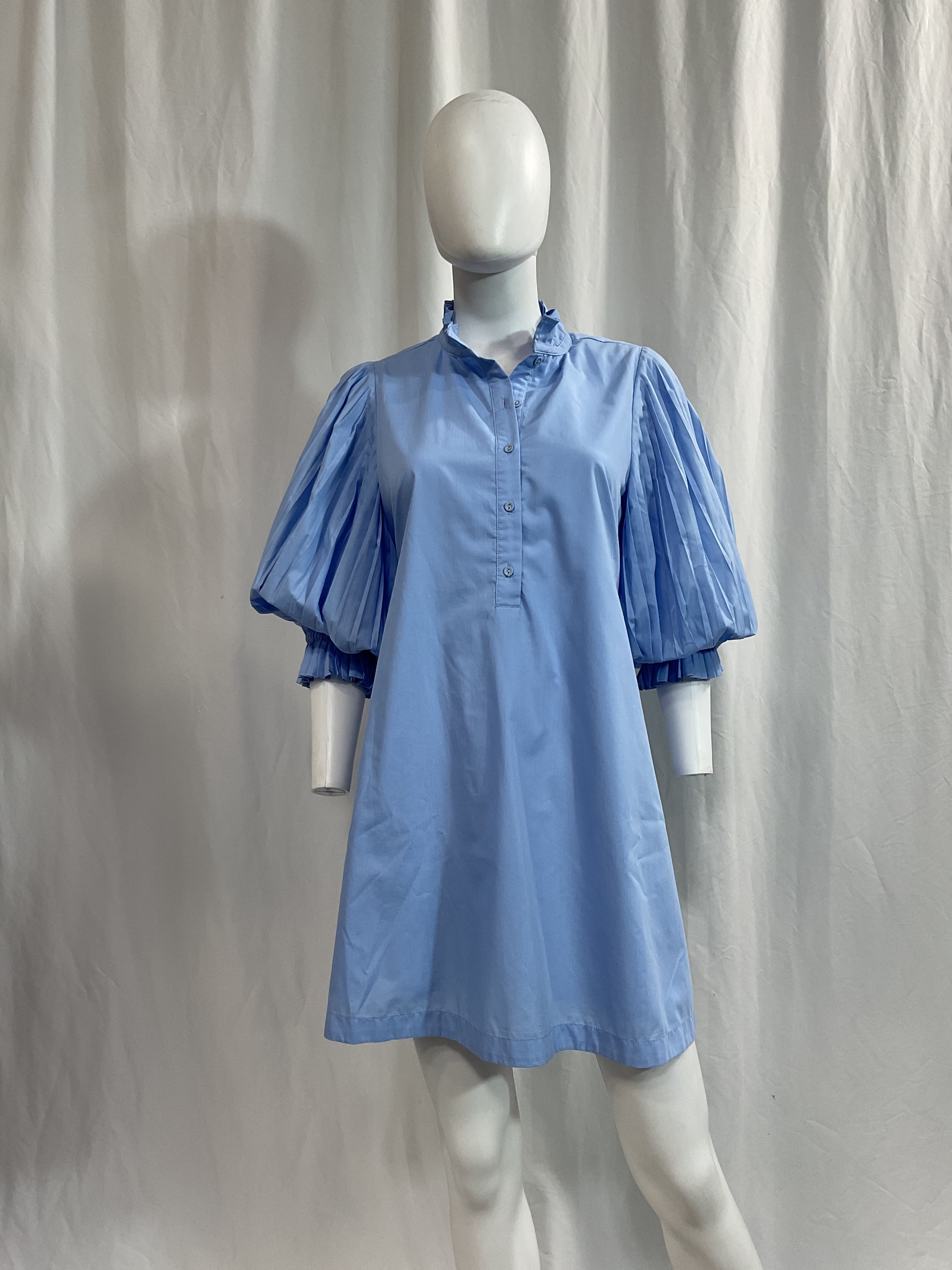 Focus Pleat Smock Mini Dress - Image 3