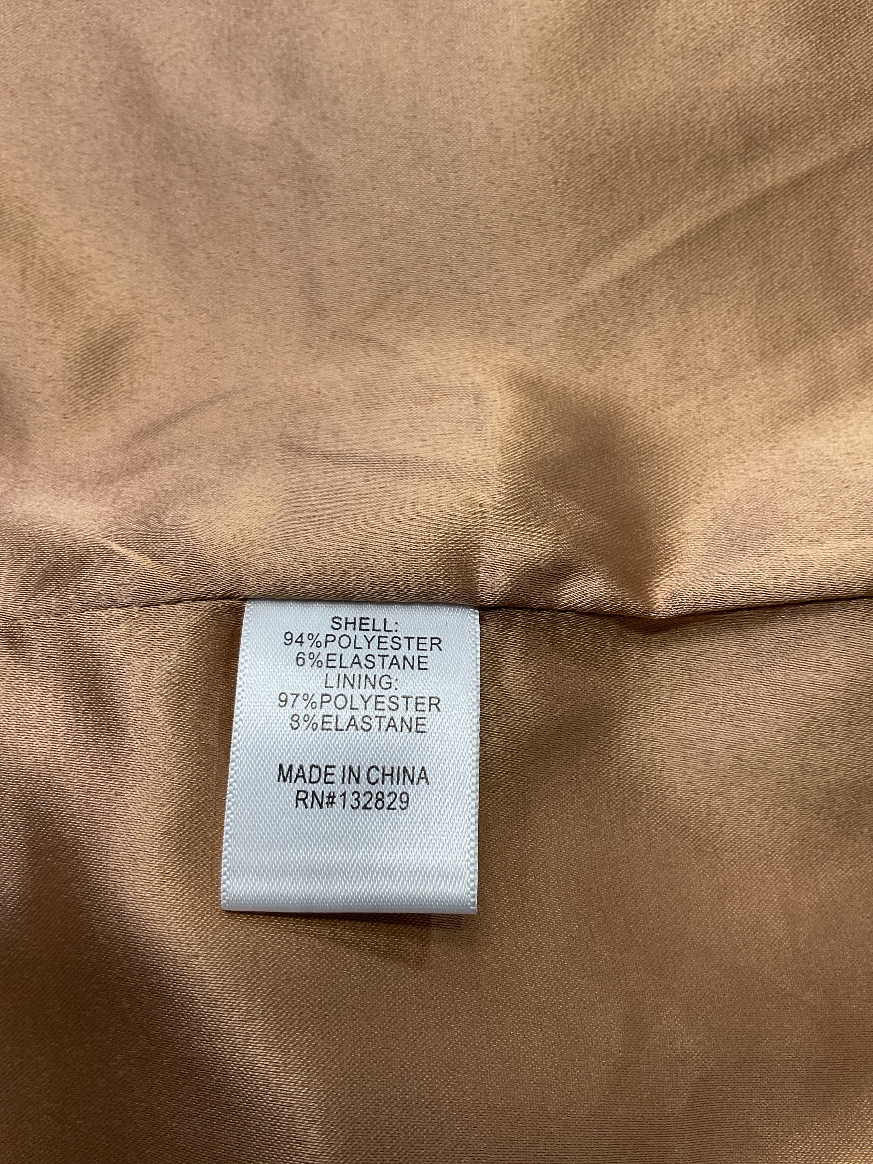 Morena Blazer In Nude Toffee - Image 2