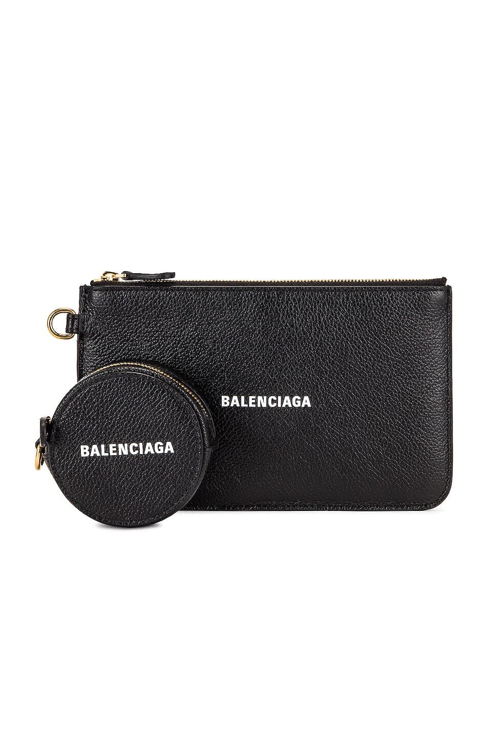 Cash Multipocket Strap Bag In Black & White - Image 1