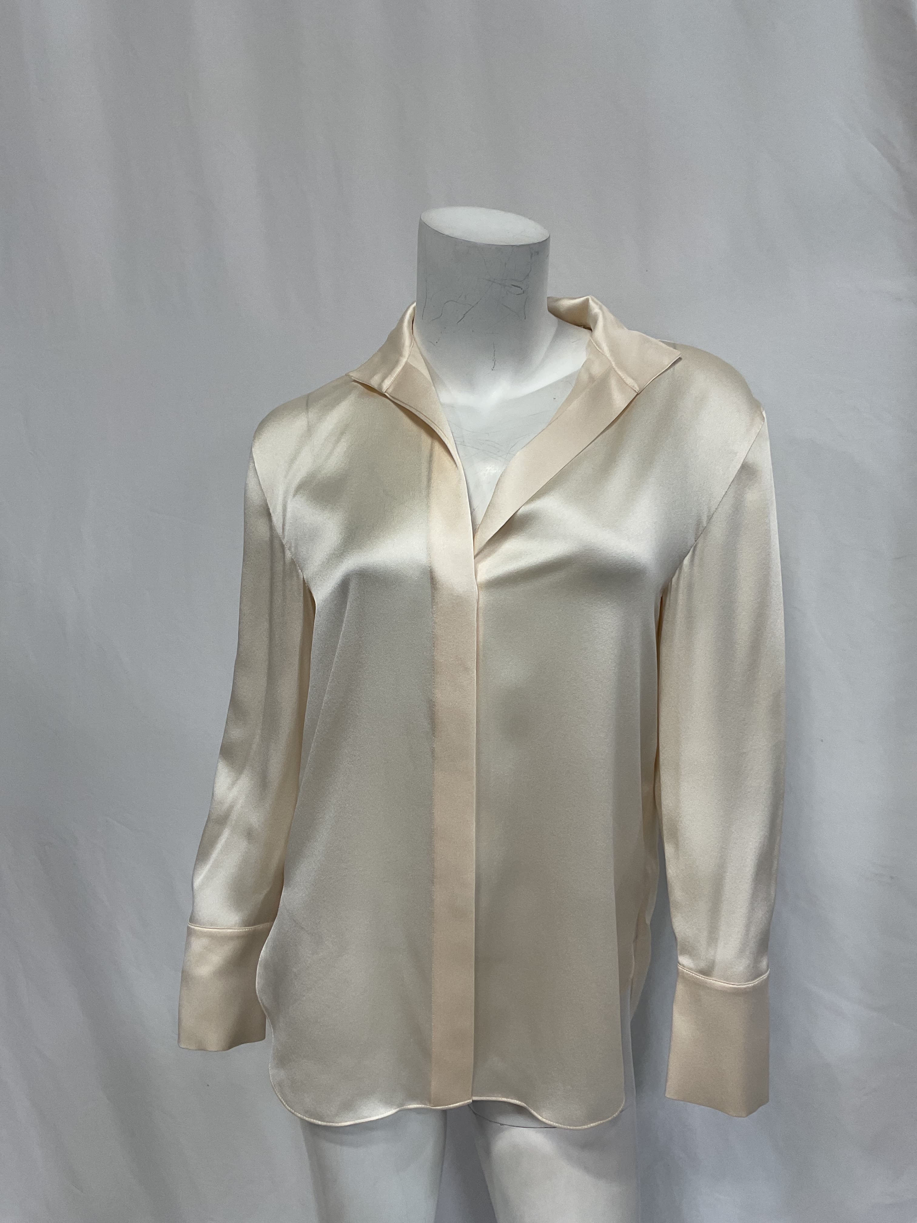 Silk Long-Sleeve Blouse - Image 4