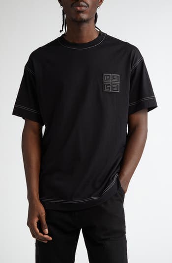 Boxy Fit 4g Embroidered T-Shirt - Image 1