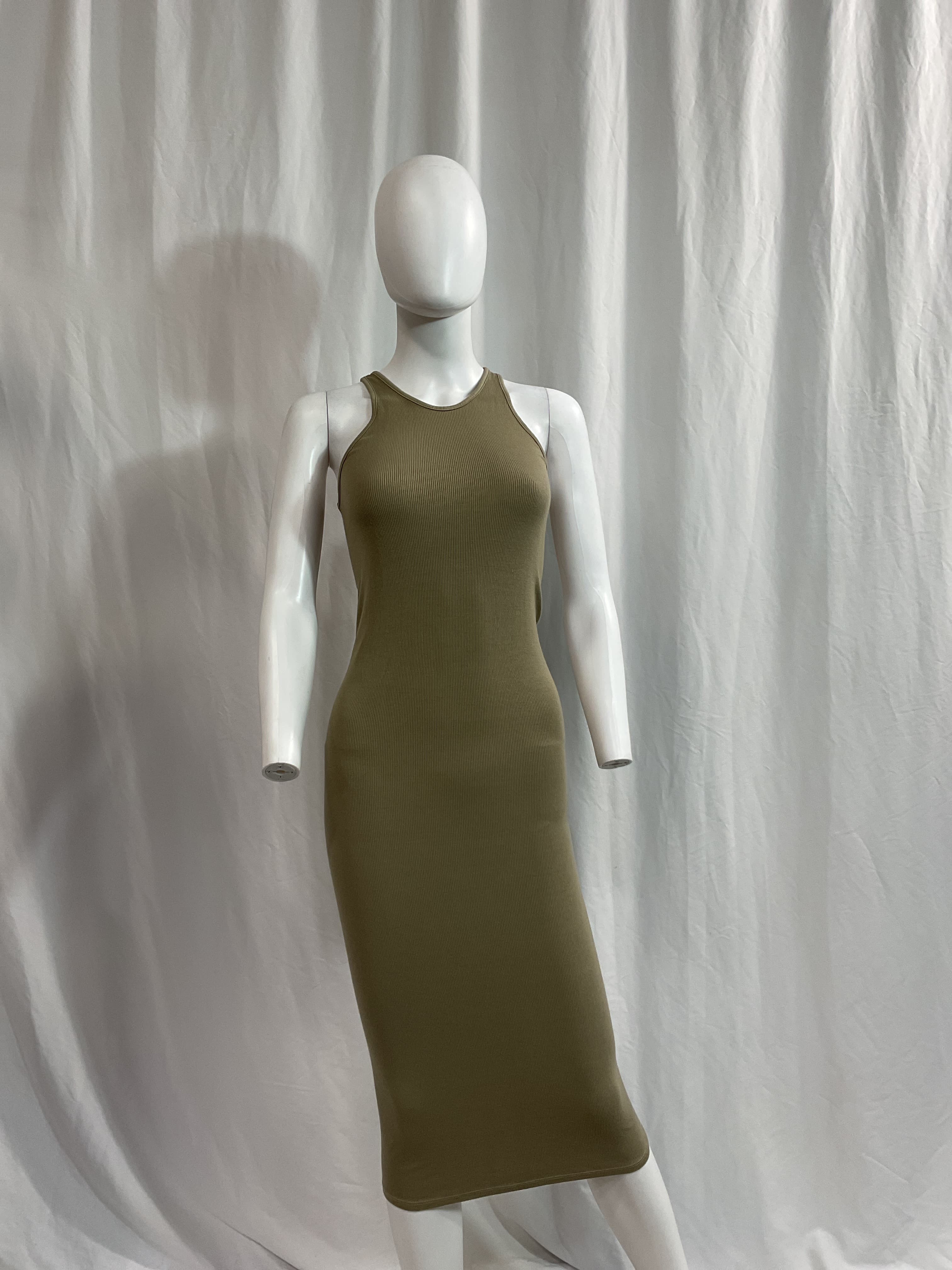 Rib Knit Tank Midi Dress - Image 2