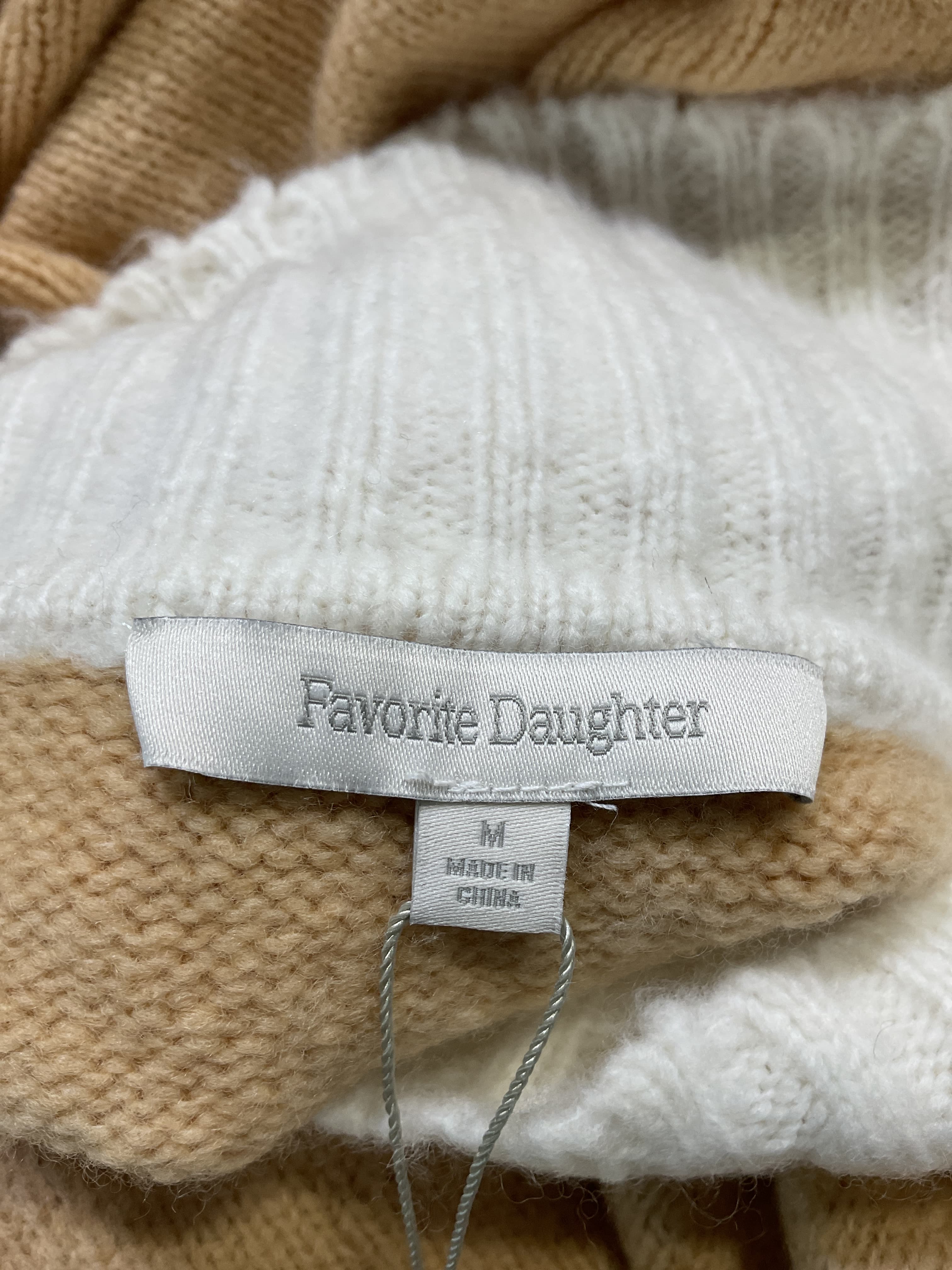 The Andi Contrast Rib Turtleneck Wool & Cashmere Blend Sweater - Image 3