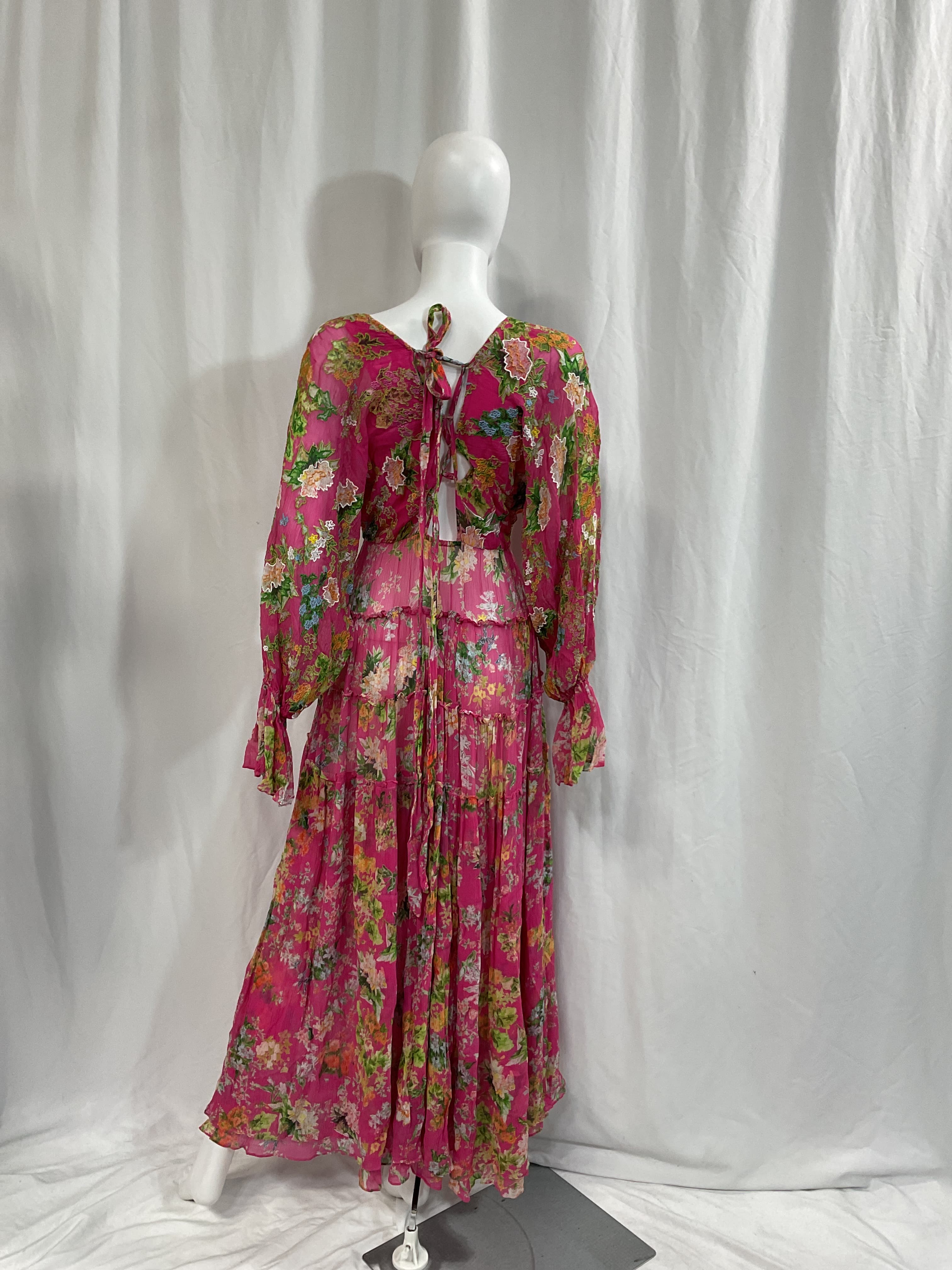 Miyu High Low Dress In Pink - Image 3