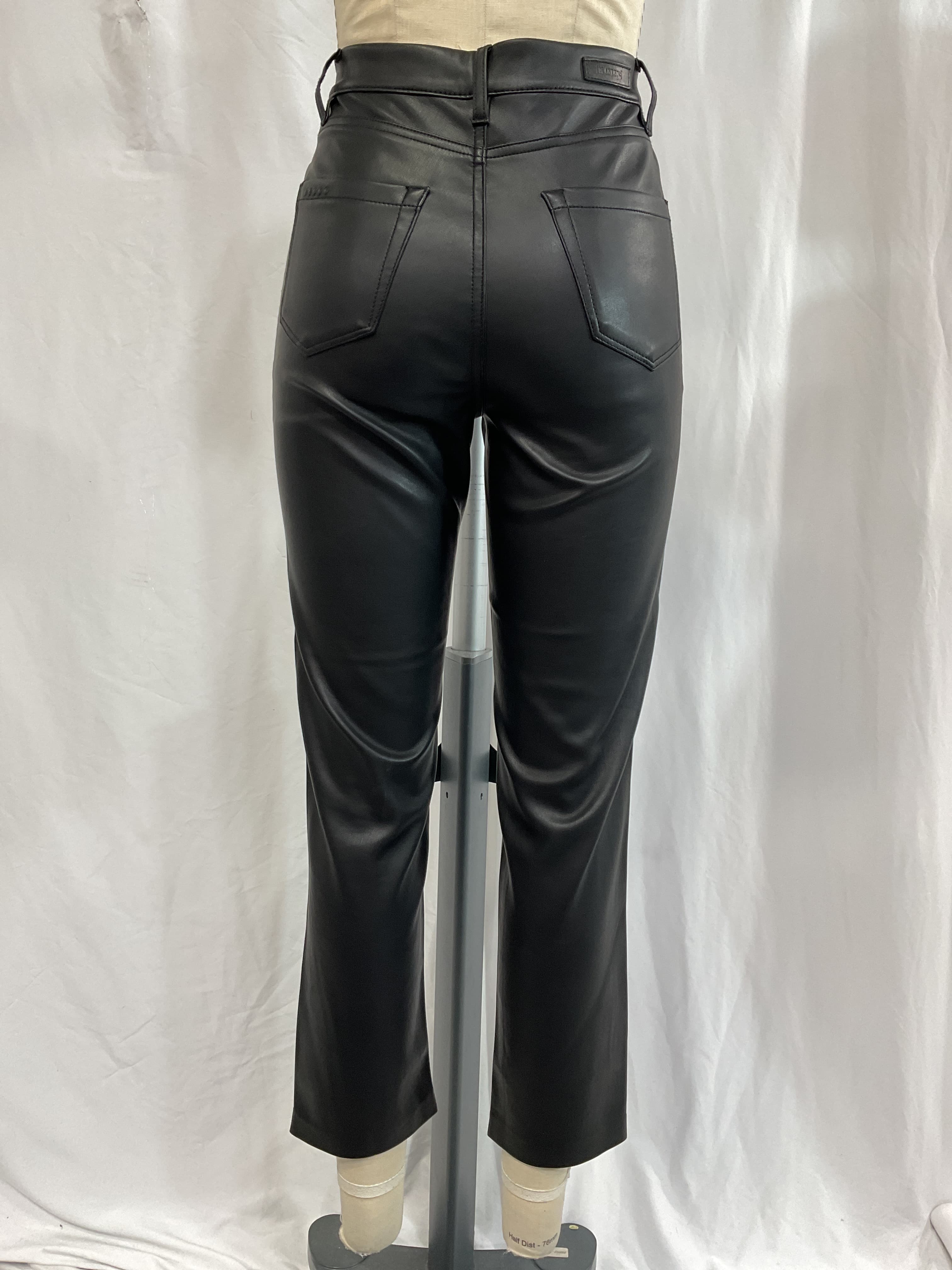 Vegan Leather Straight Leg Pant - Image 2
