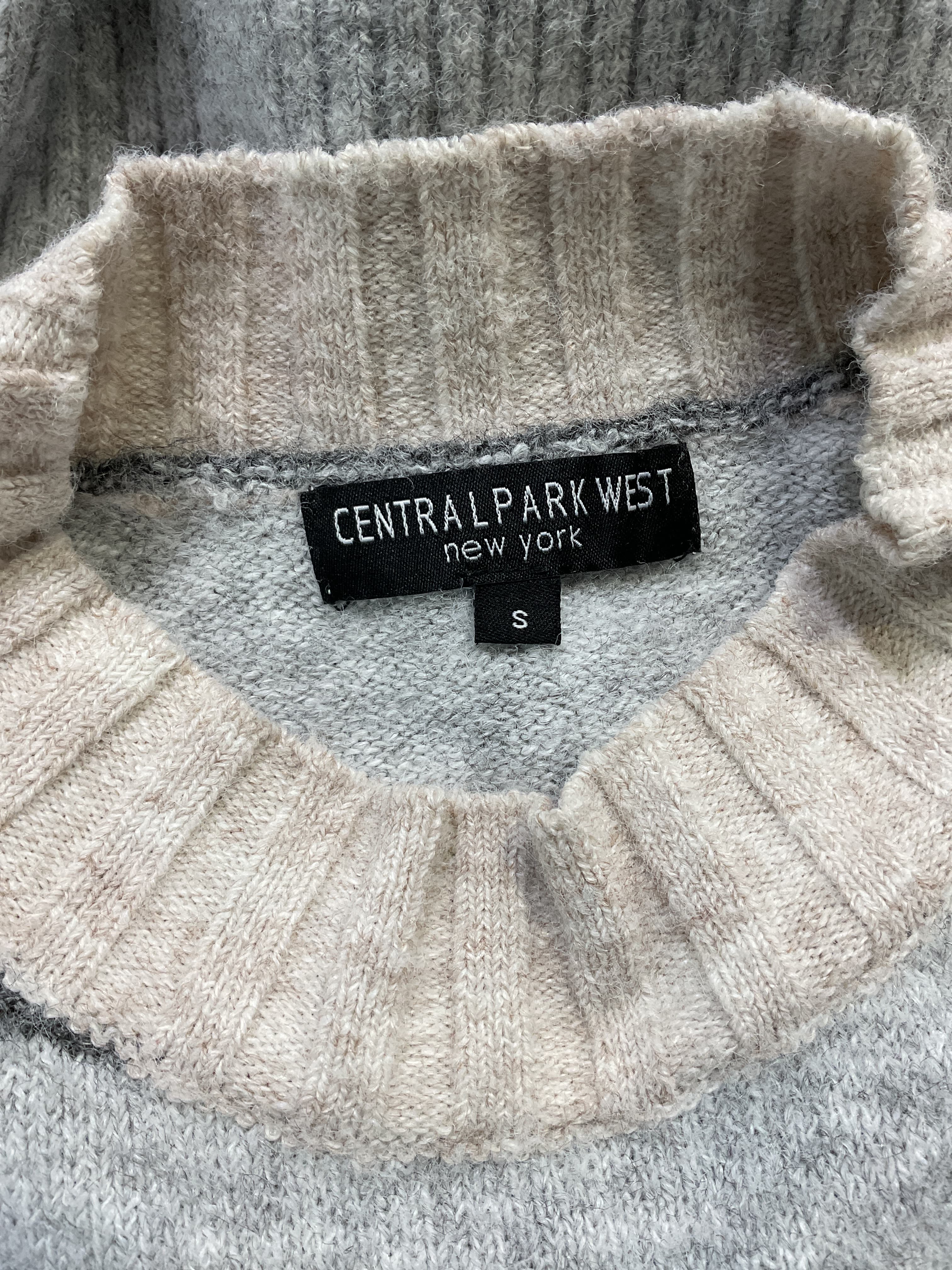 Bobbie Colorblock Turtleneck In Heather Grey - Image 4