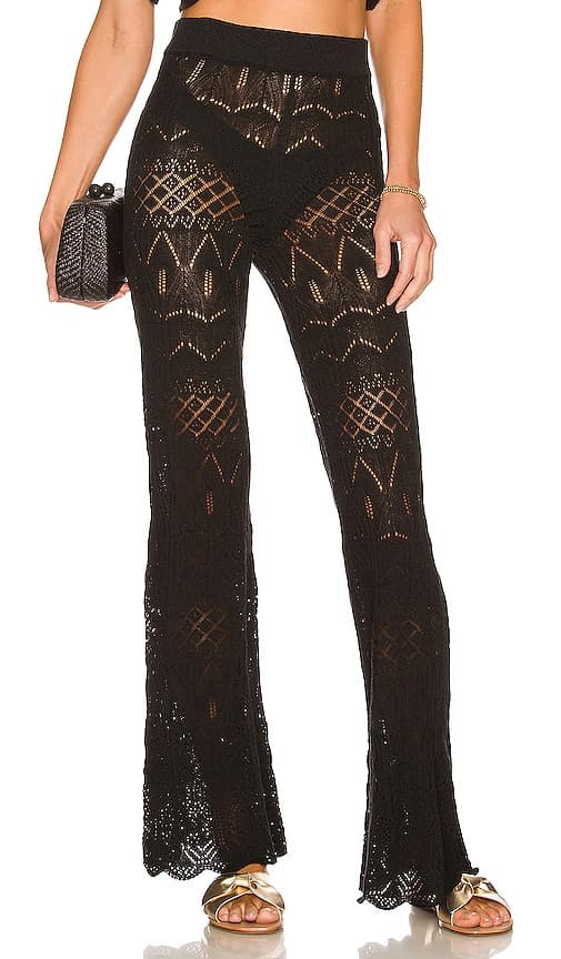 House Of Harlow 1960 X Revolve Mardee Pant In Black - Image 1